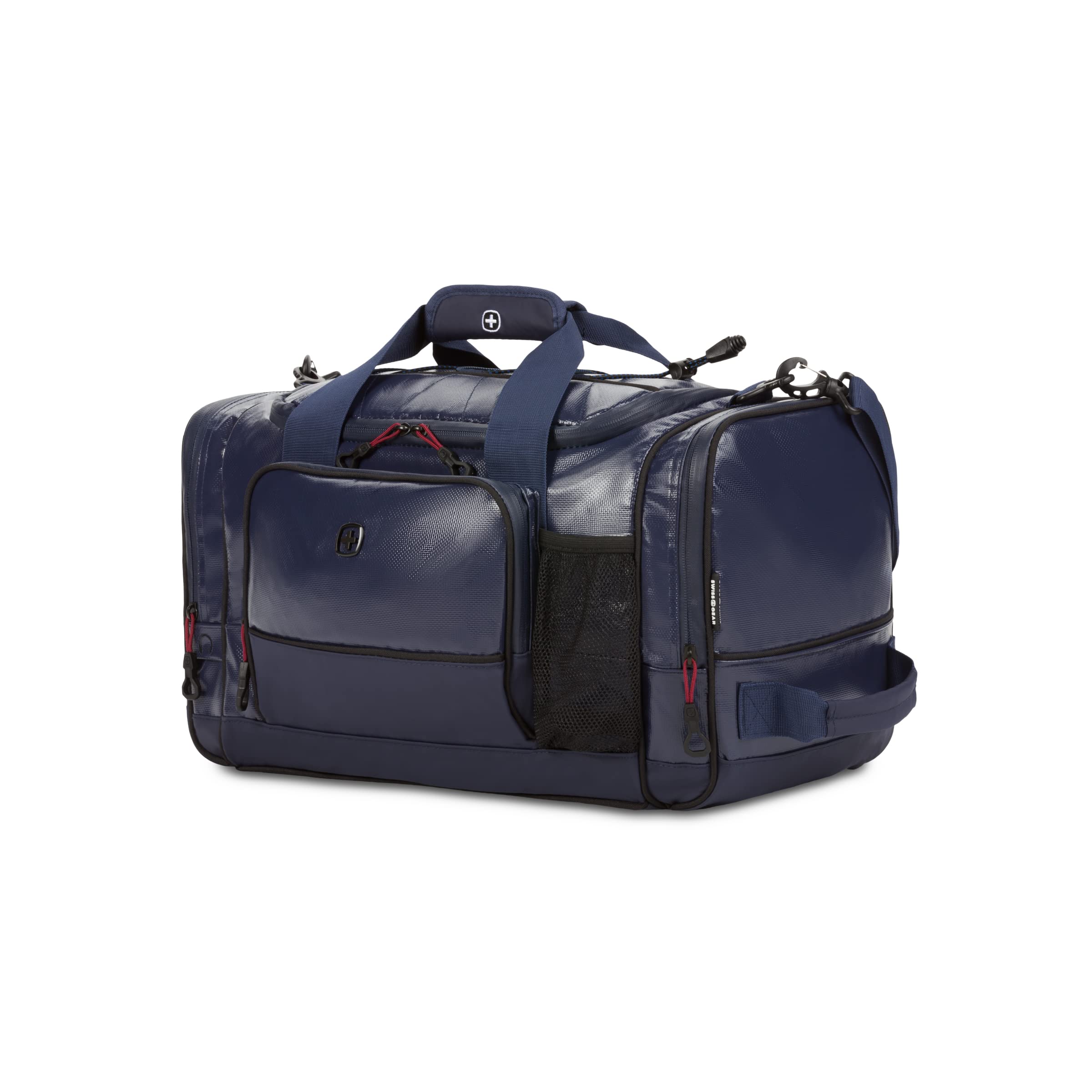 swissgear-apex-duffle-bag-for-travel-and-gym-with-bungee-cord-system image 1