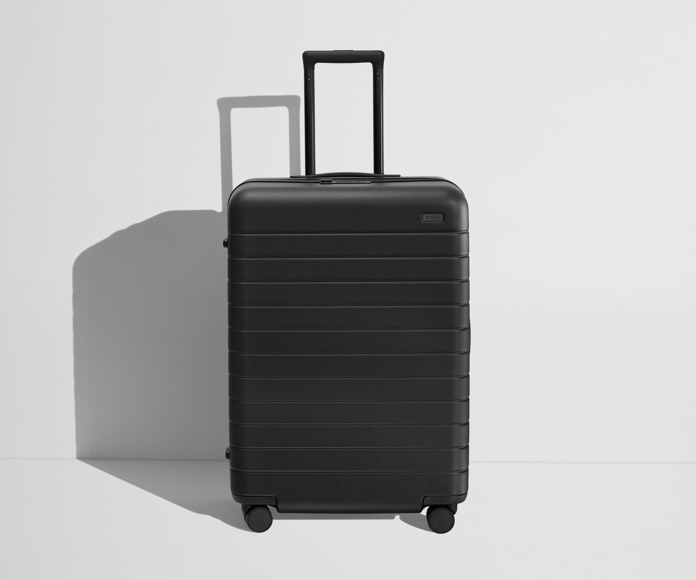 away-the-medium-flex-in-jet-black-expandable-hardside-checked-suitcase image 3