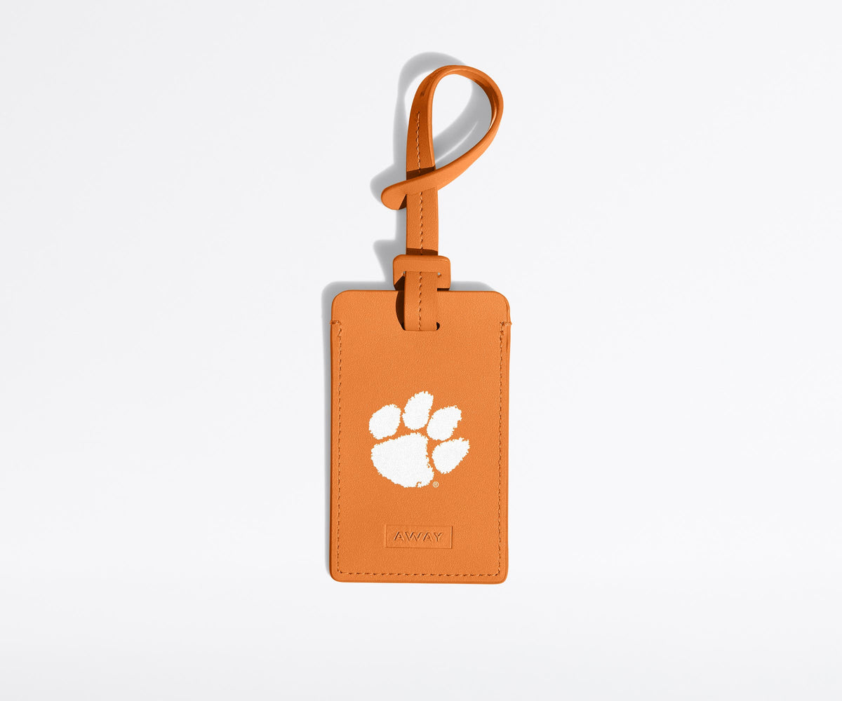 away-collegiate-luggage-tag-in-clemson image 1