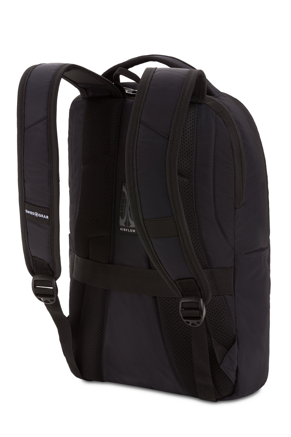 swissgear-urban-escape-2-piece-luggage-set-black-backpack-hard-shell-spinner image 3