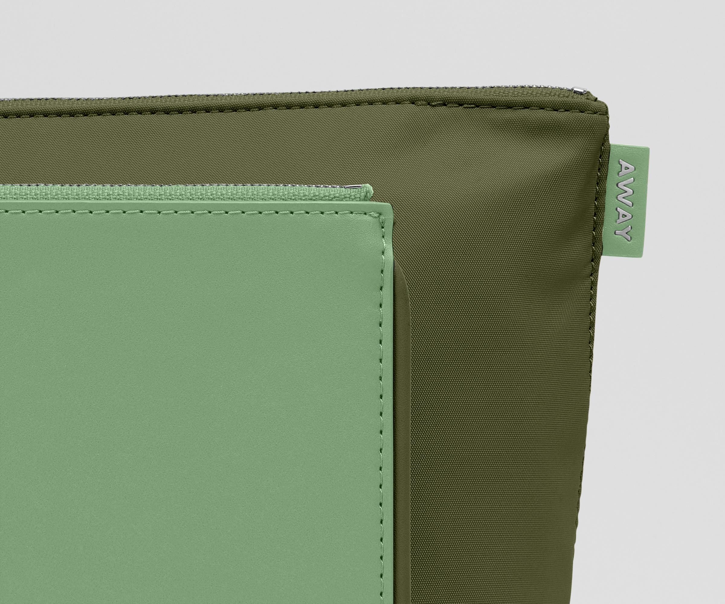 away-pouch-duo-sea-green-small-large-travel-pouches image 7