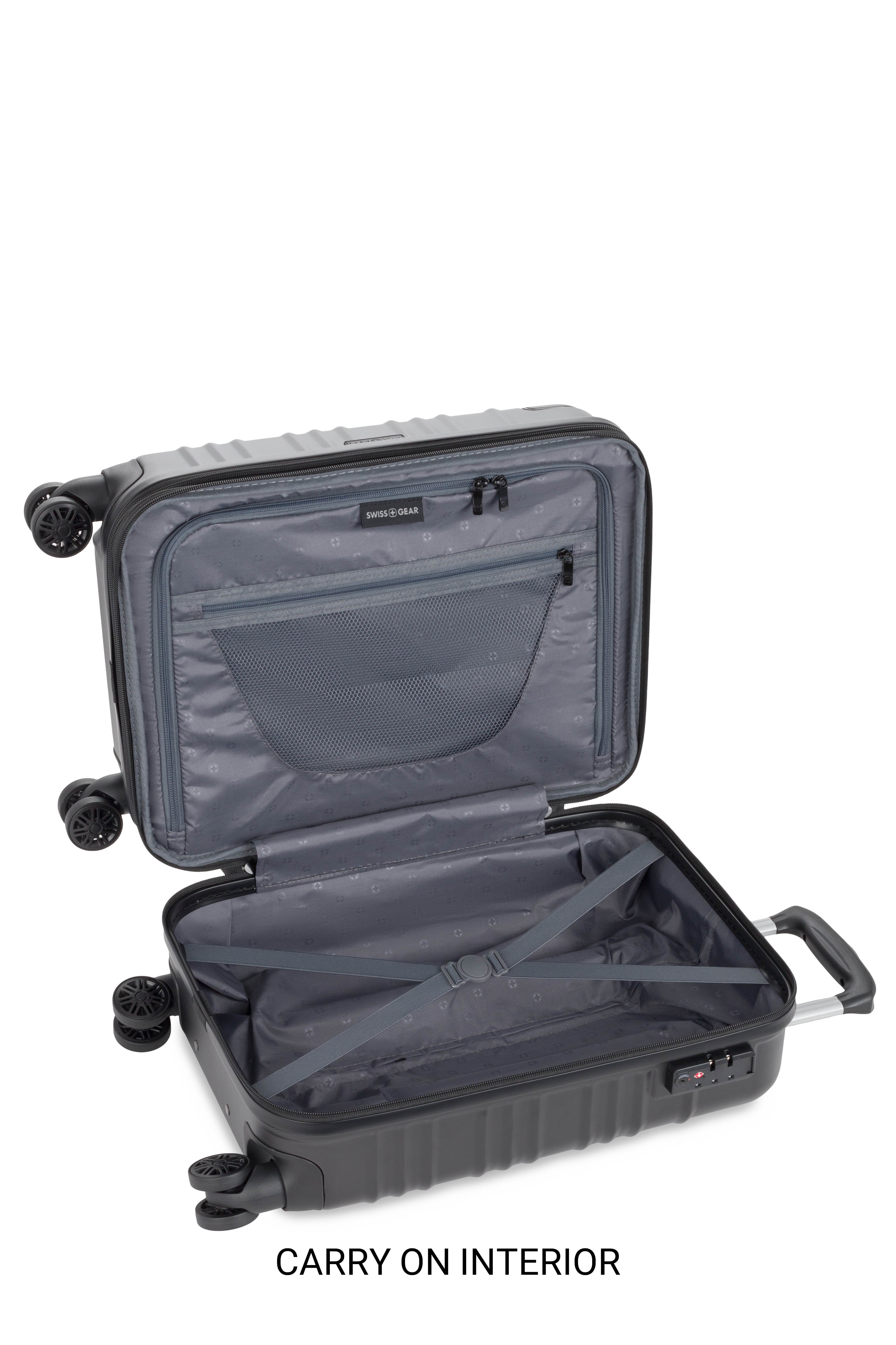 swissgear-cascade-ii-3-piece-spinner-luggage-set-textured-abs-hard-shell-20-carr image 5