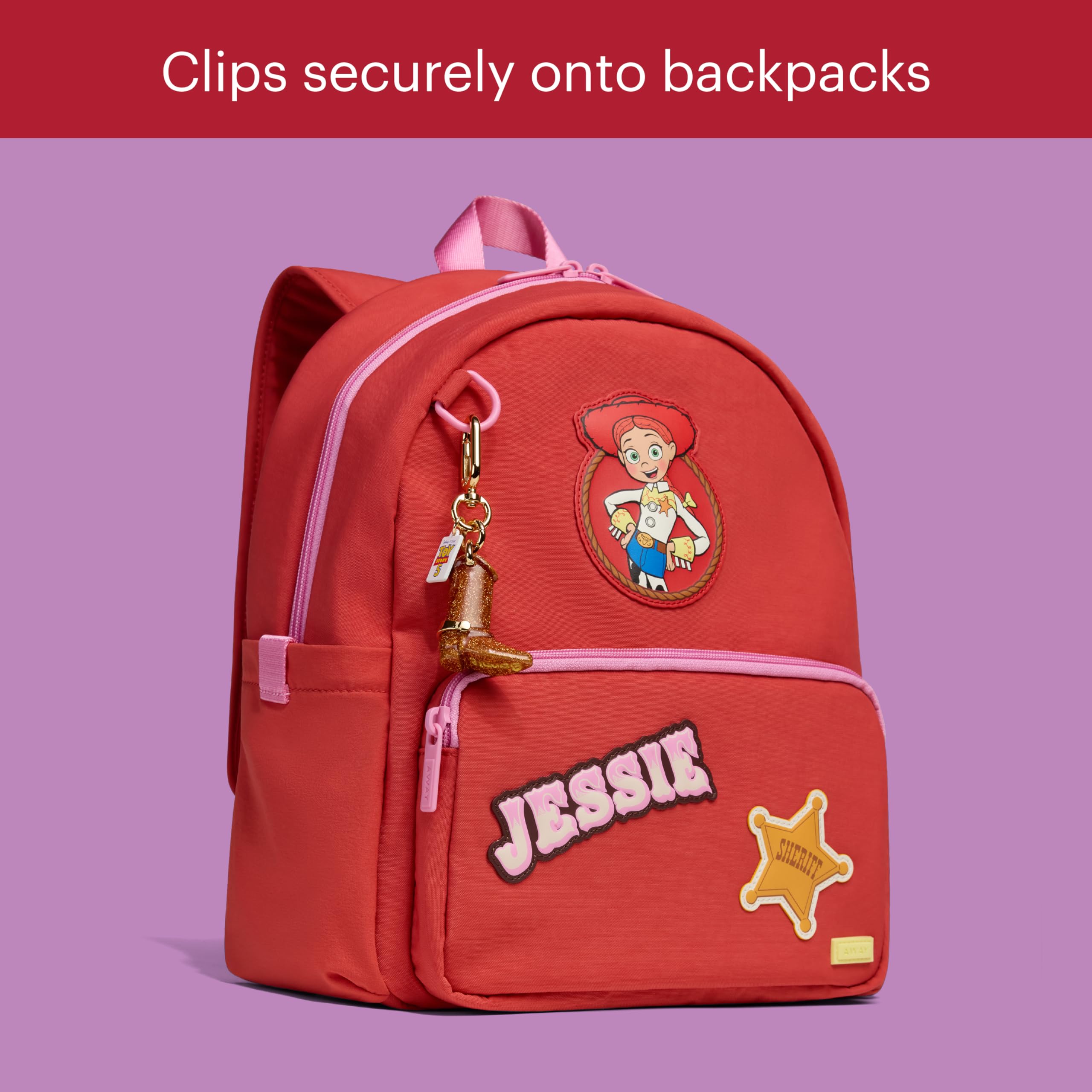 away-toy-story-5-bag-charm-travel-keychain-for-kids-backpacks-carry-ons-and-lugg image 3