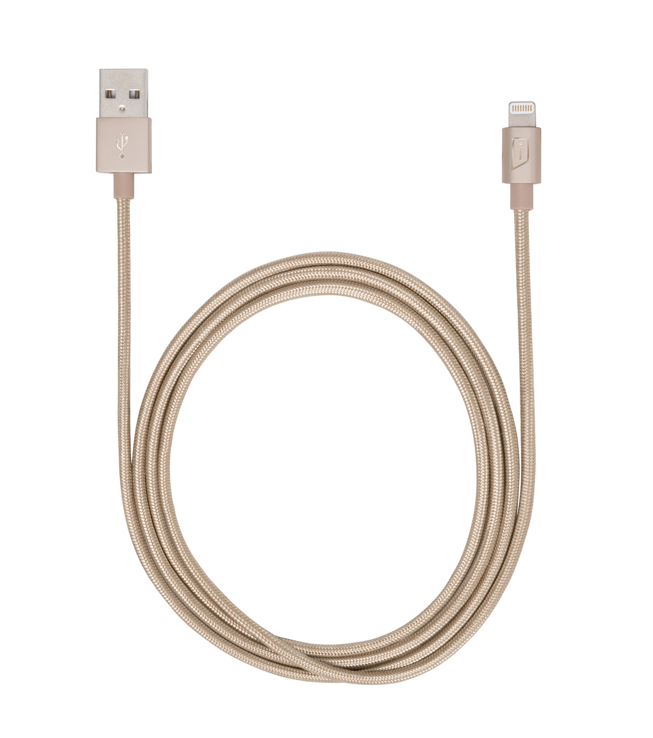 targus-braided-lightning-sync-charge-cable-4-feet-space-grey image 4