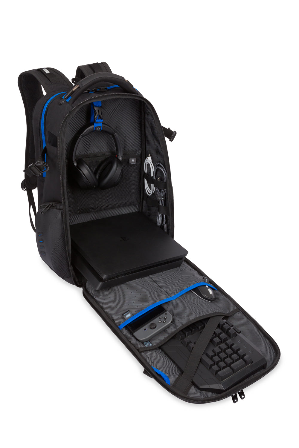 swissgear-gamer-usb-gaming-laptop-backpack-for-17-laptops-console-and-headphones image 6