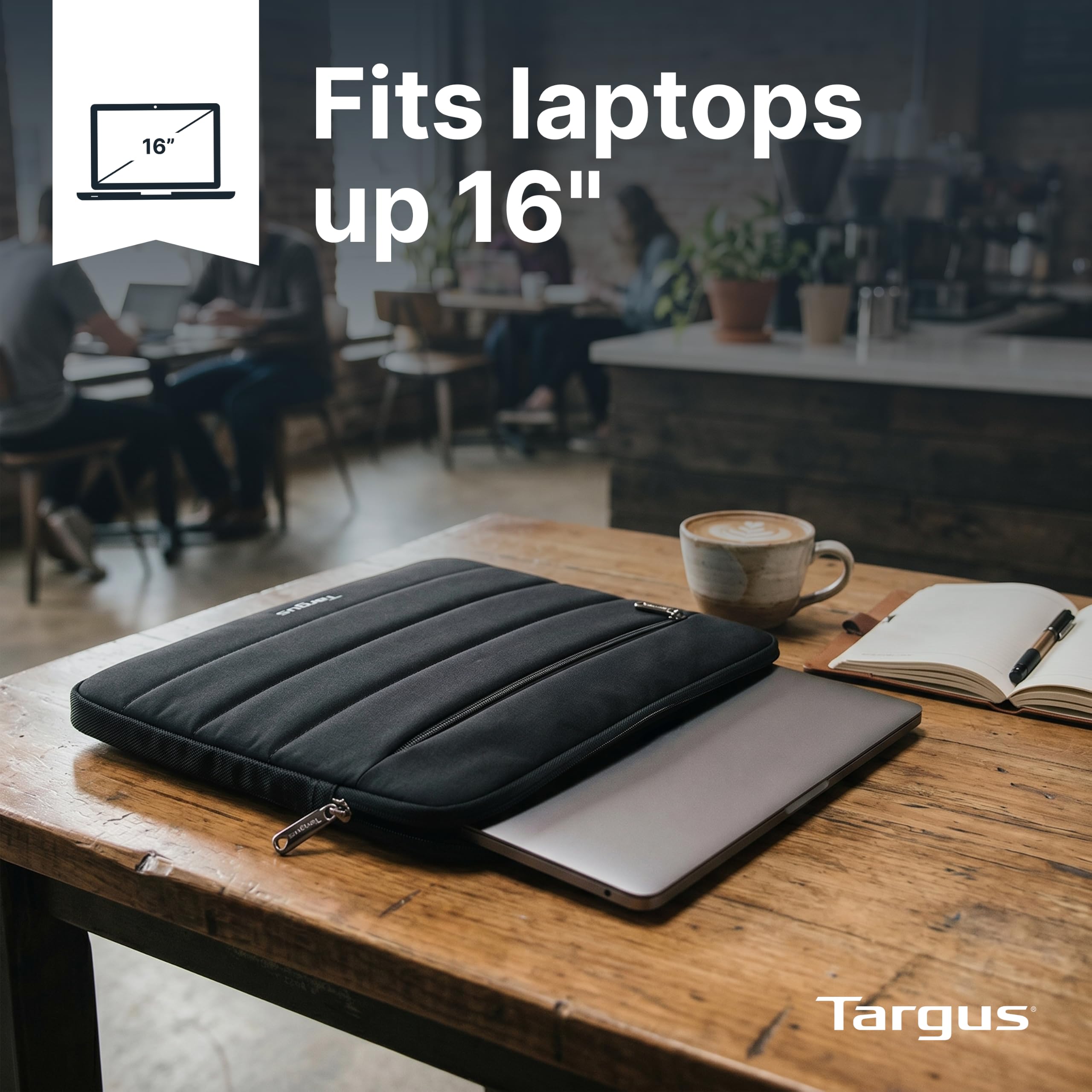 targus-15-16-inch-puffer-laptop-sleeve-lightweight-plush-interior-front-pocket-d image 6
