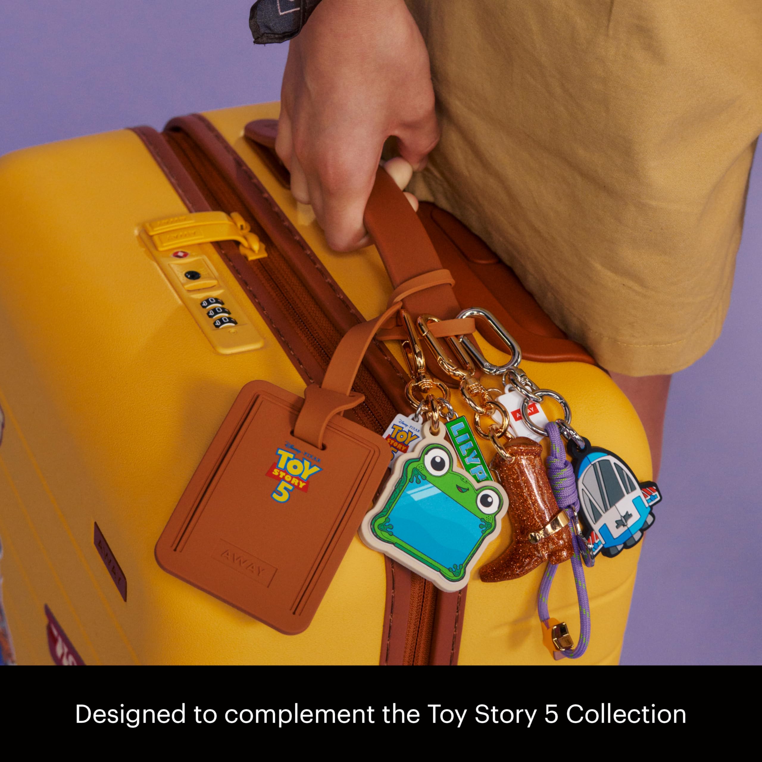 away-toy-story-5-bag-charm-travel-keychain-for-kids-backpacks-carry-ons-and-lugg image 5