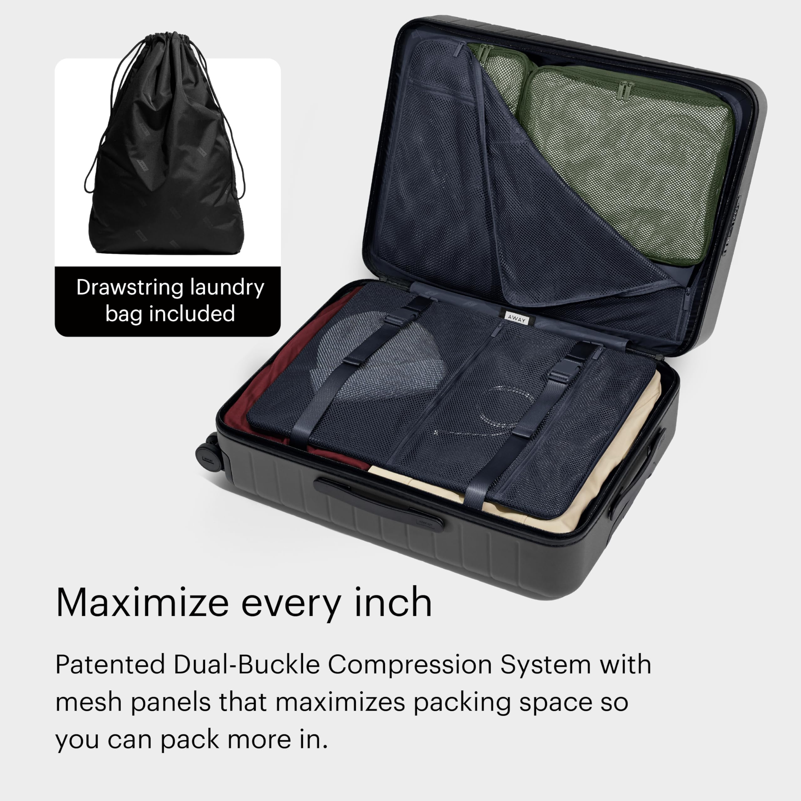 away-medium-checked-luggage-26-inch-polycarbonate-hardside-suitcase-with-whisper image 5