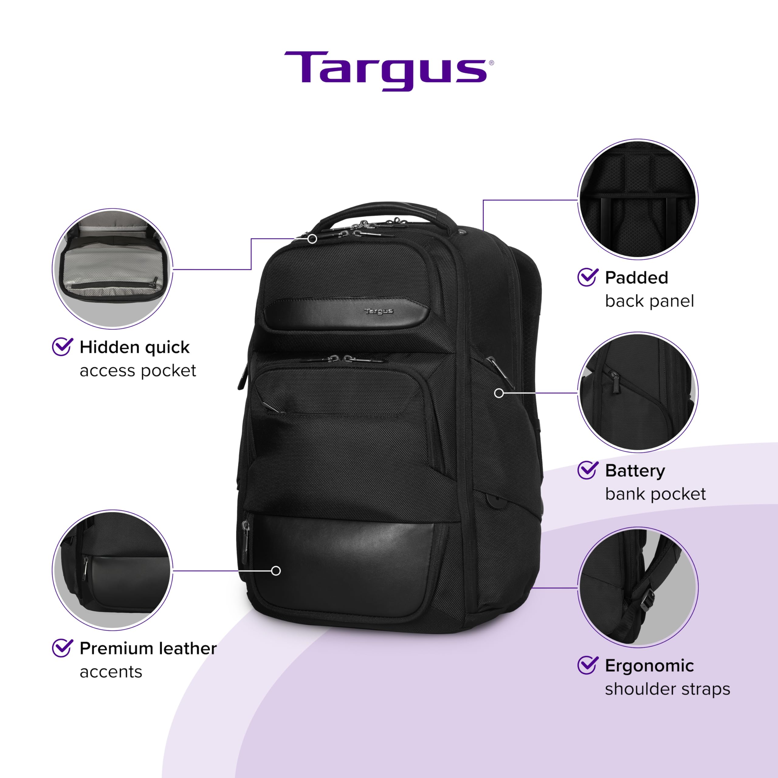 targus-15-16-inch-heritage-luxe-backpack-tbb656gl-professional-laptop-backpack-w image 3