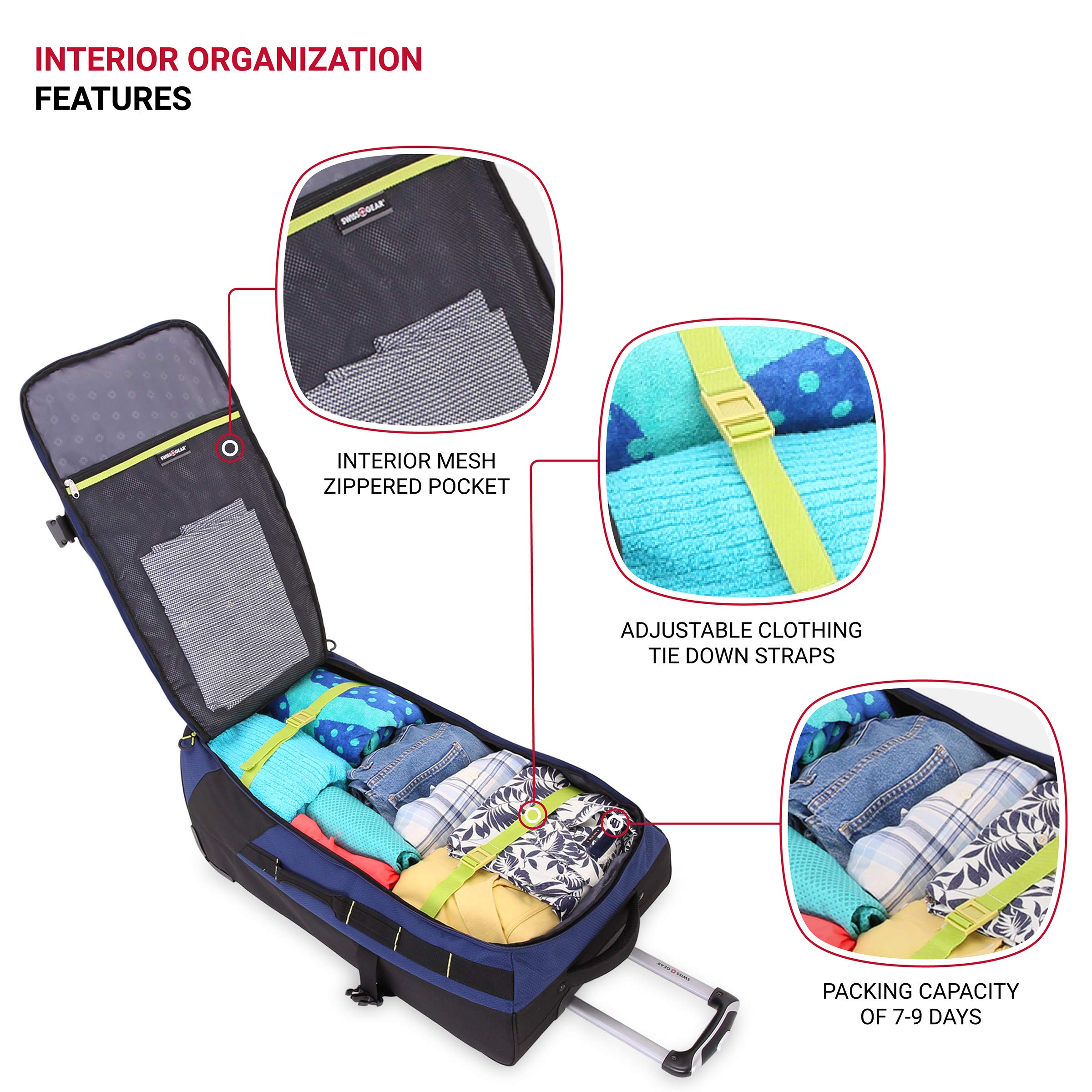 swissgear-apex-exec-wheeled-rolling-duffel-8-day-capacity-soft-shell-blue-green image 4