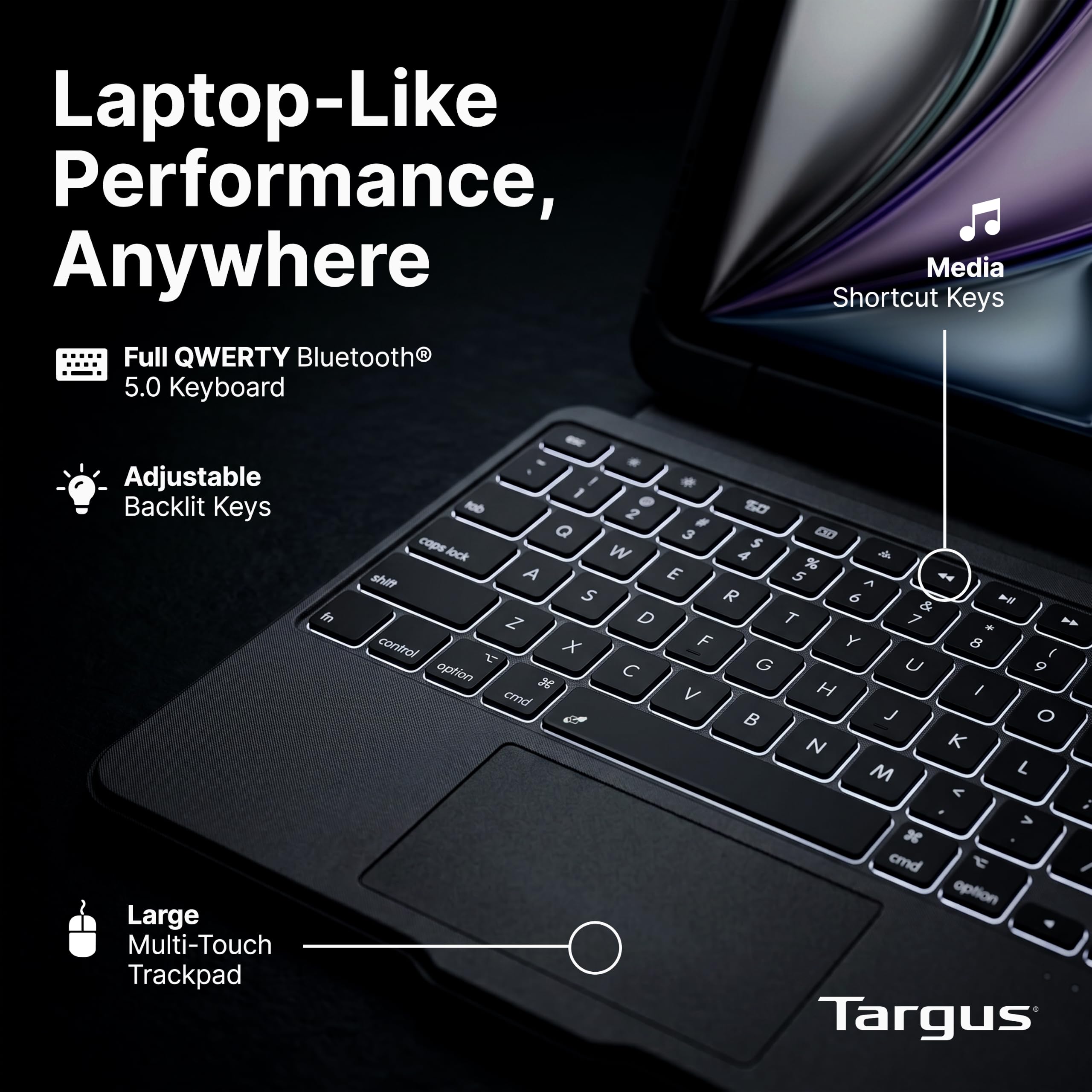 targus-versavu-bluetooth-keyboard-case-for-ipad-air-m2-11-inch-ipad-10th-gen-ipa image 3