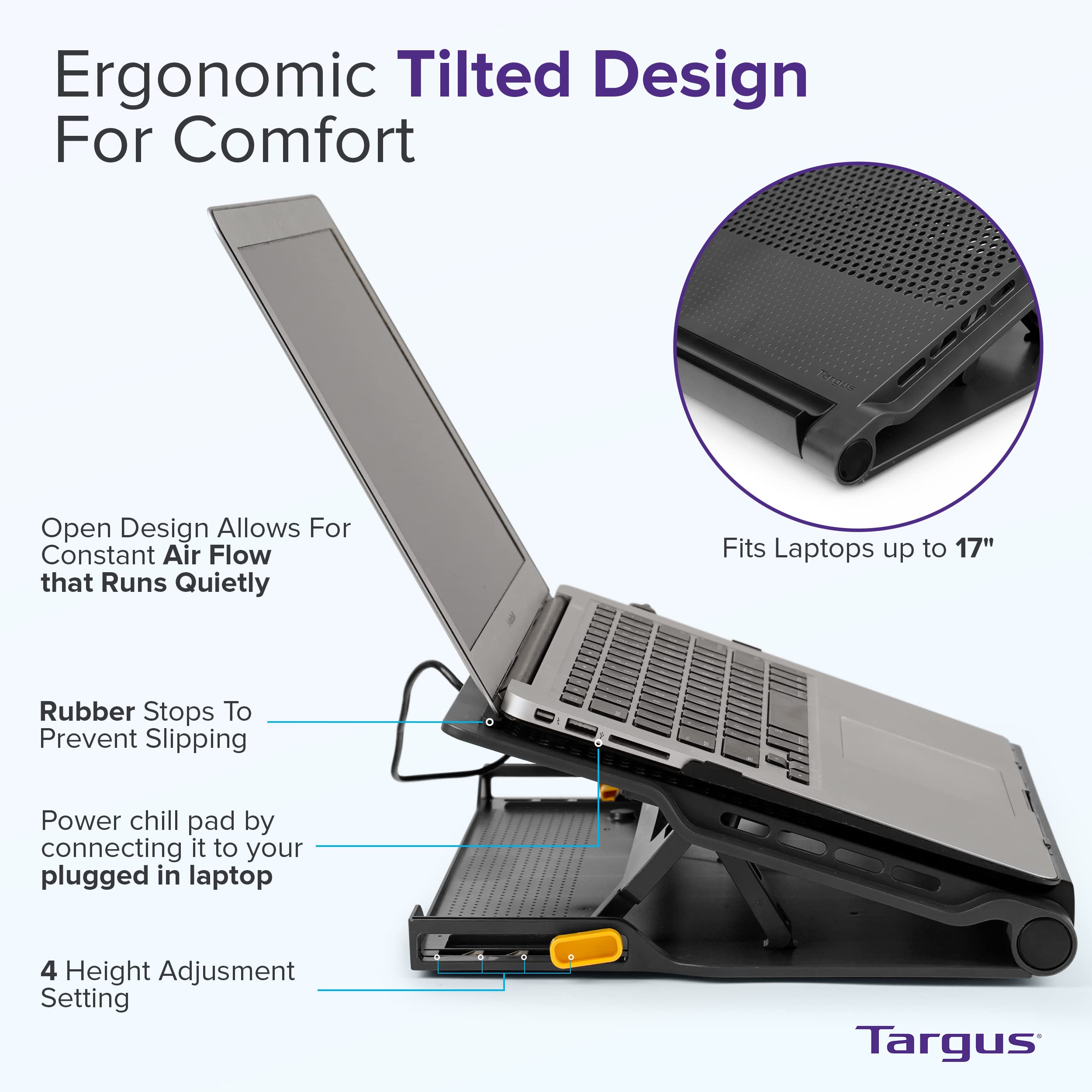targus-17-laptop-cooling-pad-with-dual-fans-and-4-port-usb-hub-awe81us image 5