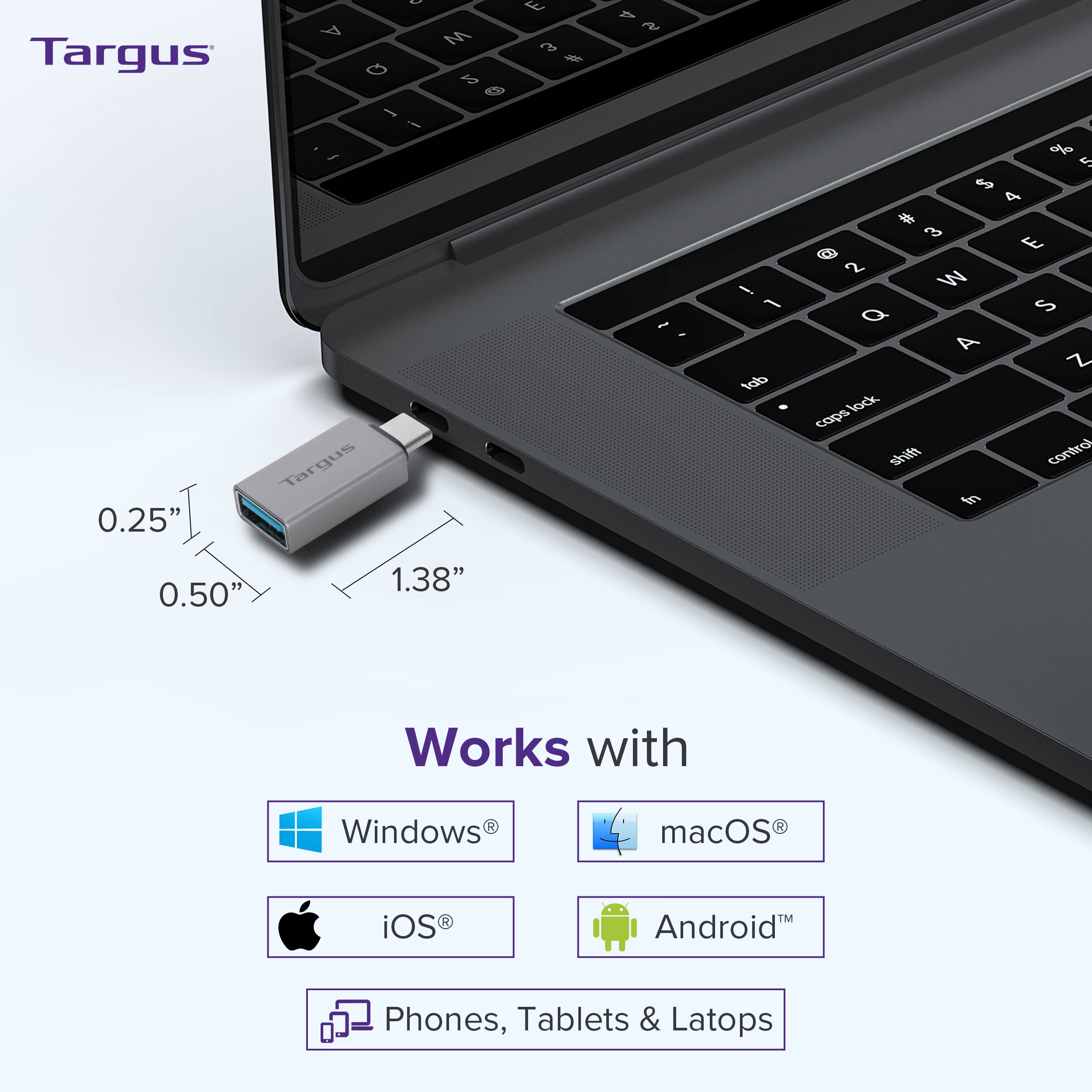 targus-usb-c-to-usb-a-adapter-2-pack-fast-data-transfer-charging-aca979gl image 4