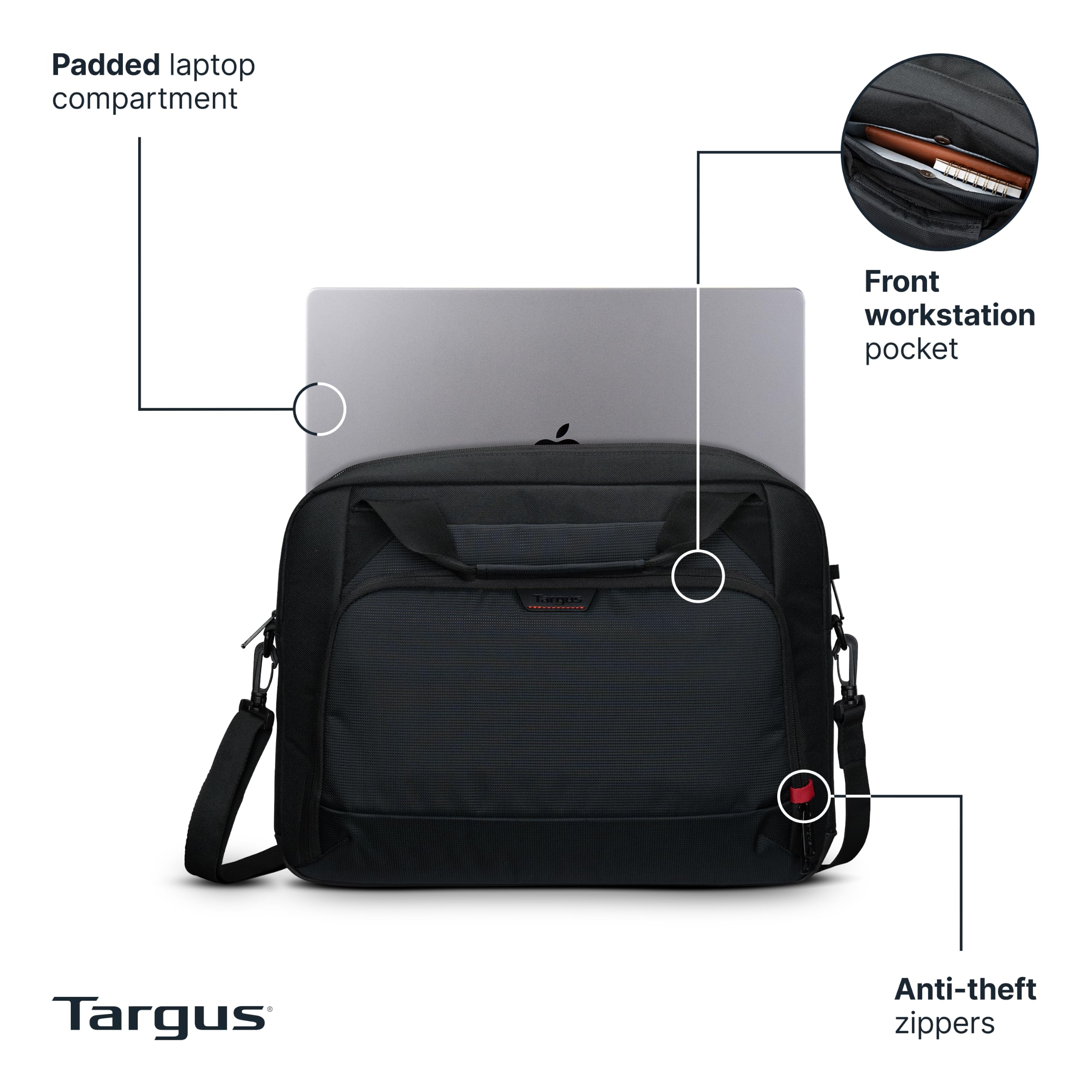 targus-ecosmart-classic-laptop-sleeve-for-15-16-inch-waterproof-with-anti-theft- image 2