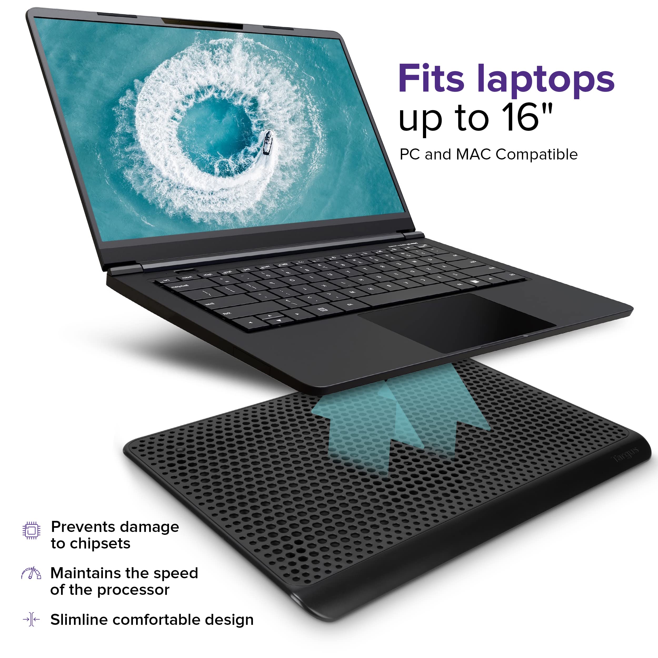 targus-16-inch-laptop-cooling-pad-with-single-fan-black-awe69us image 2