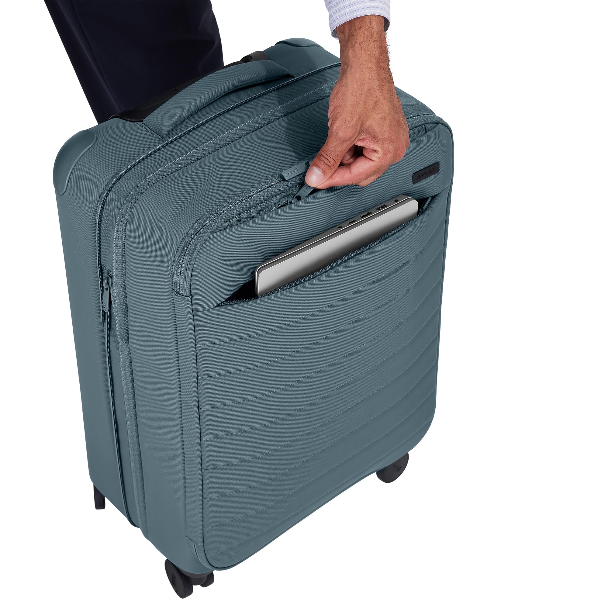 away-bigger-carry-on-luggage-23-inch-expandable-softside-suitcase-with-360-spinn image 7