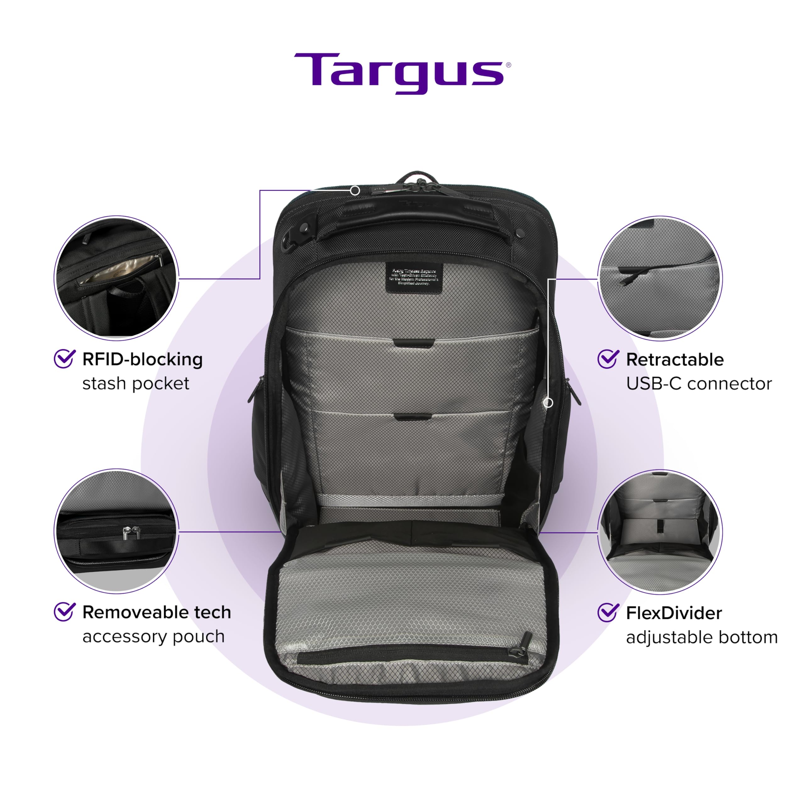 targus-15-16-inch-heritage-luxe-backpack-tbb656gl-professional-laptop-backpack-w image 2