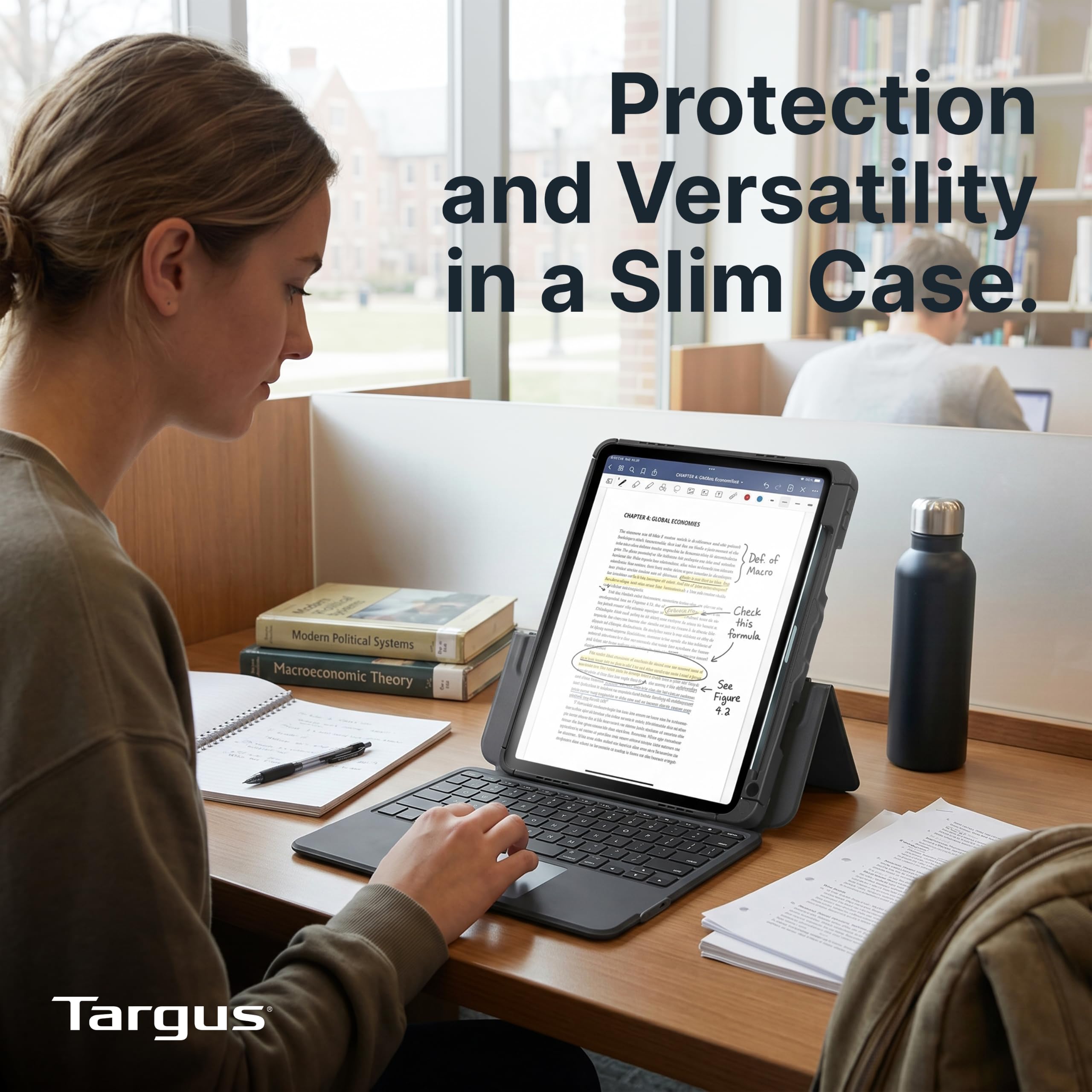 targus-versavu-bluetooth-keyboard-case-for-ipad-air-m2-11-inch-ipad-10th-gen-ipa image 6
