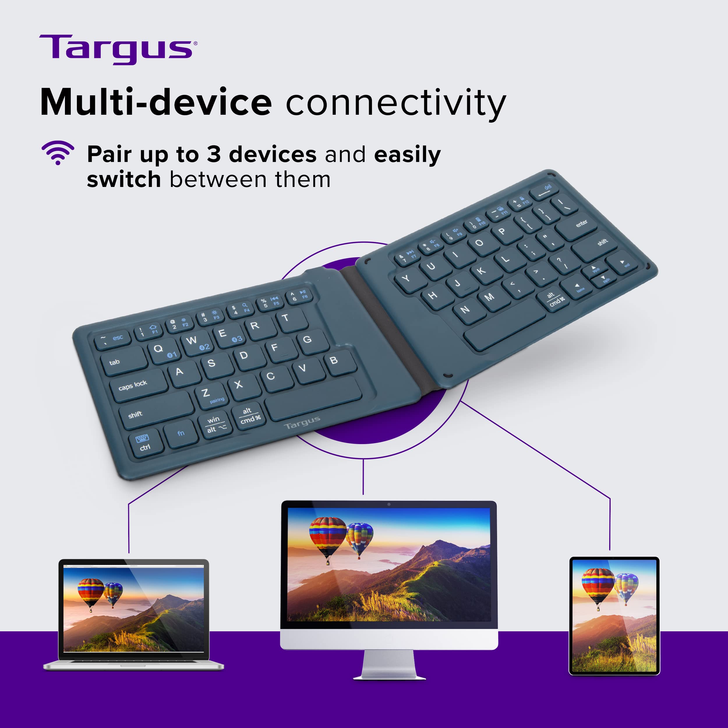 targus-ergonomic-foldable-bluetooth-keyboard-pocket-sized-split-design-multi-dev image 5