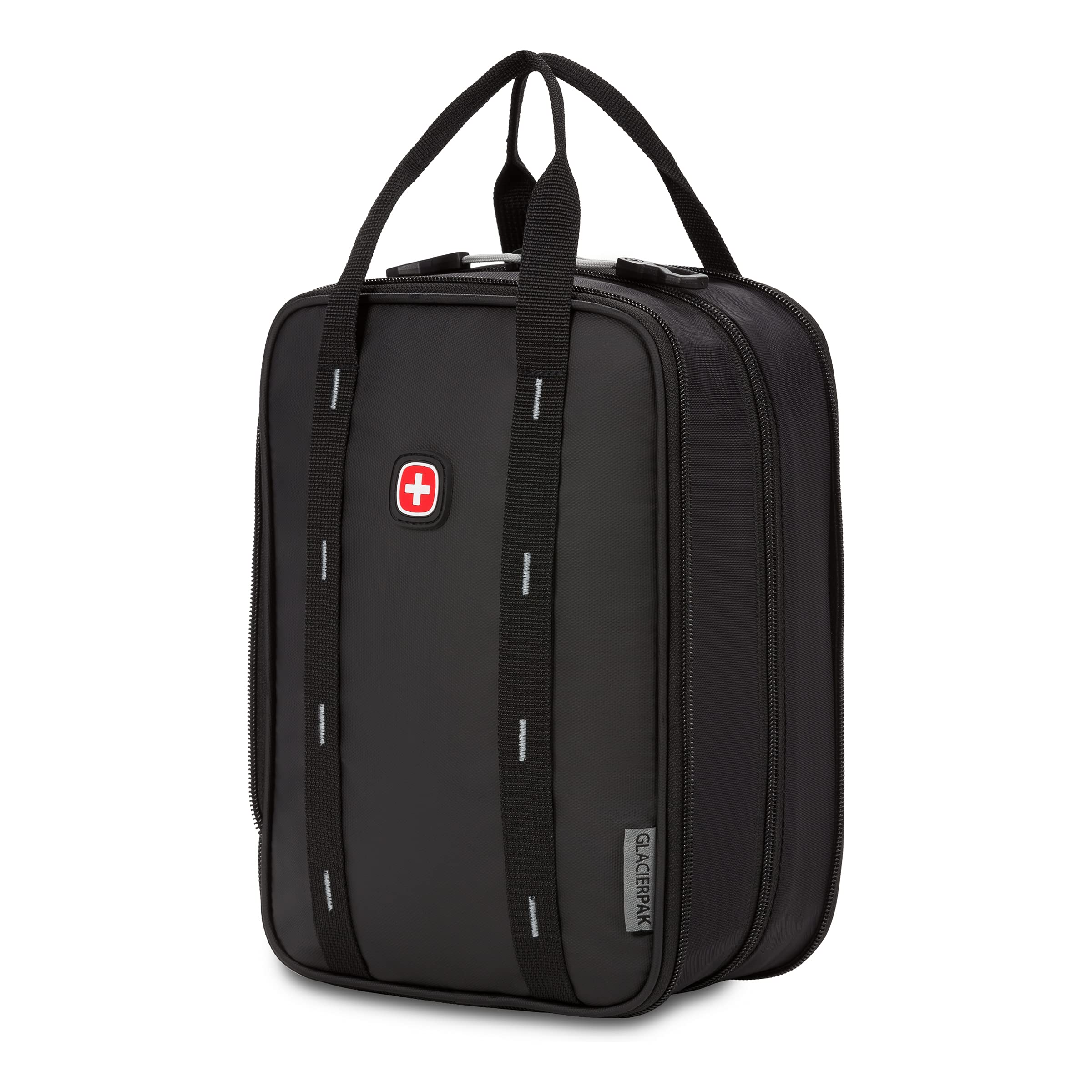 swissgear-3733-collapsible-insulated-lunch-bag-black-red image 1