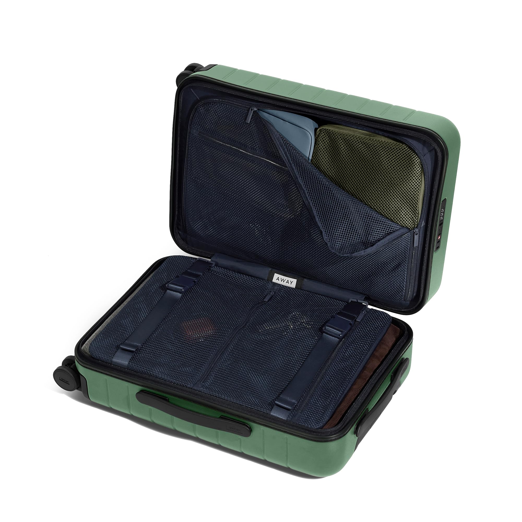 away-travel-duo-carry-on-suitcase-everywhere-bag-set-sea-green image 4