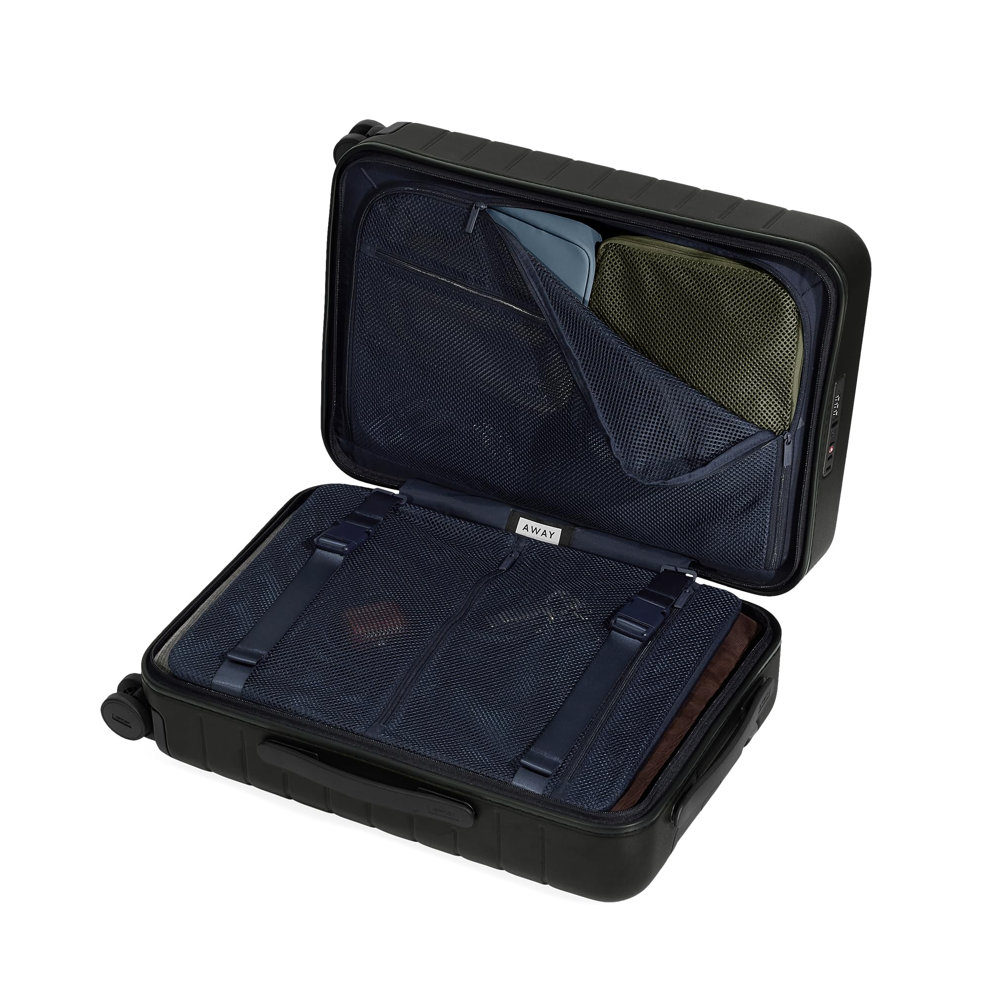 away-travel-duo-carry-on-suitcase-everywhere-bag-set-jet-black-seamless-travel-o image 3