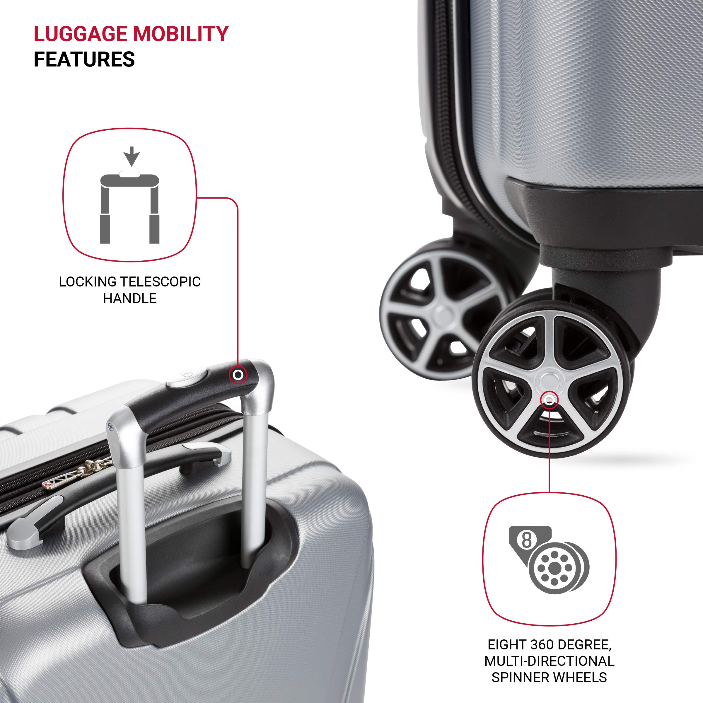 swissgear-7585-hardside-expandable-luggage-with-spinner-wheels-silver-checked-la image 2