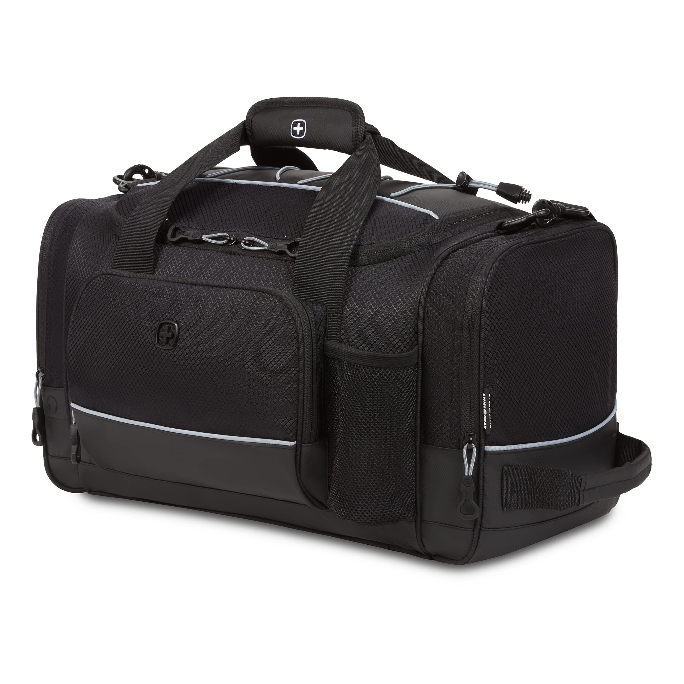 swissgear-apex-duffle-bag-for-travel-and-gym-with-bungee-cord-system image 6