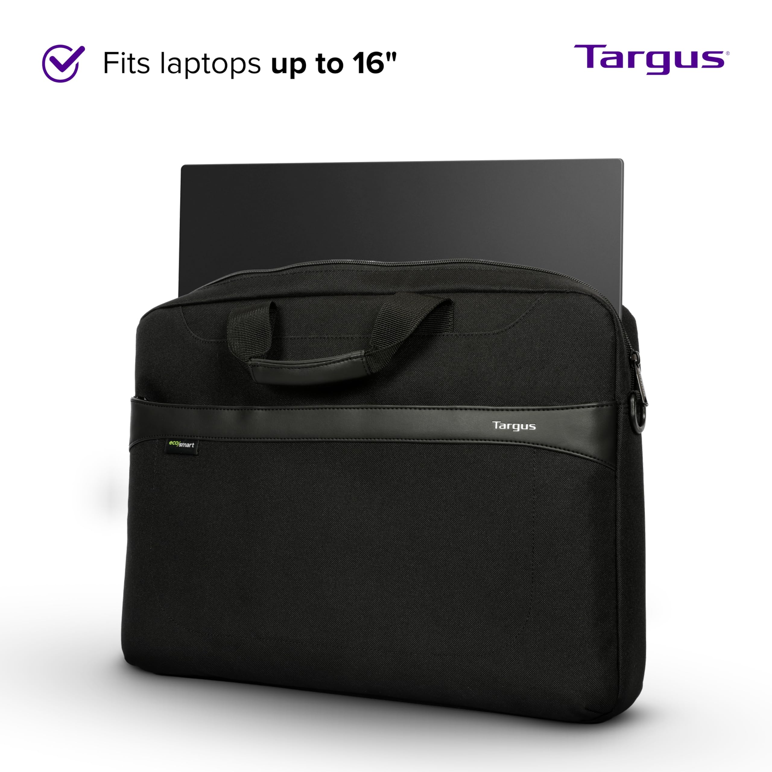 targus-15-16-geolite-ecosmart-slim-brief-laptop-bag-sustainable-water-resistant image 5