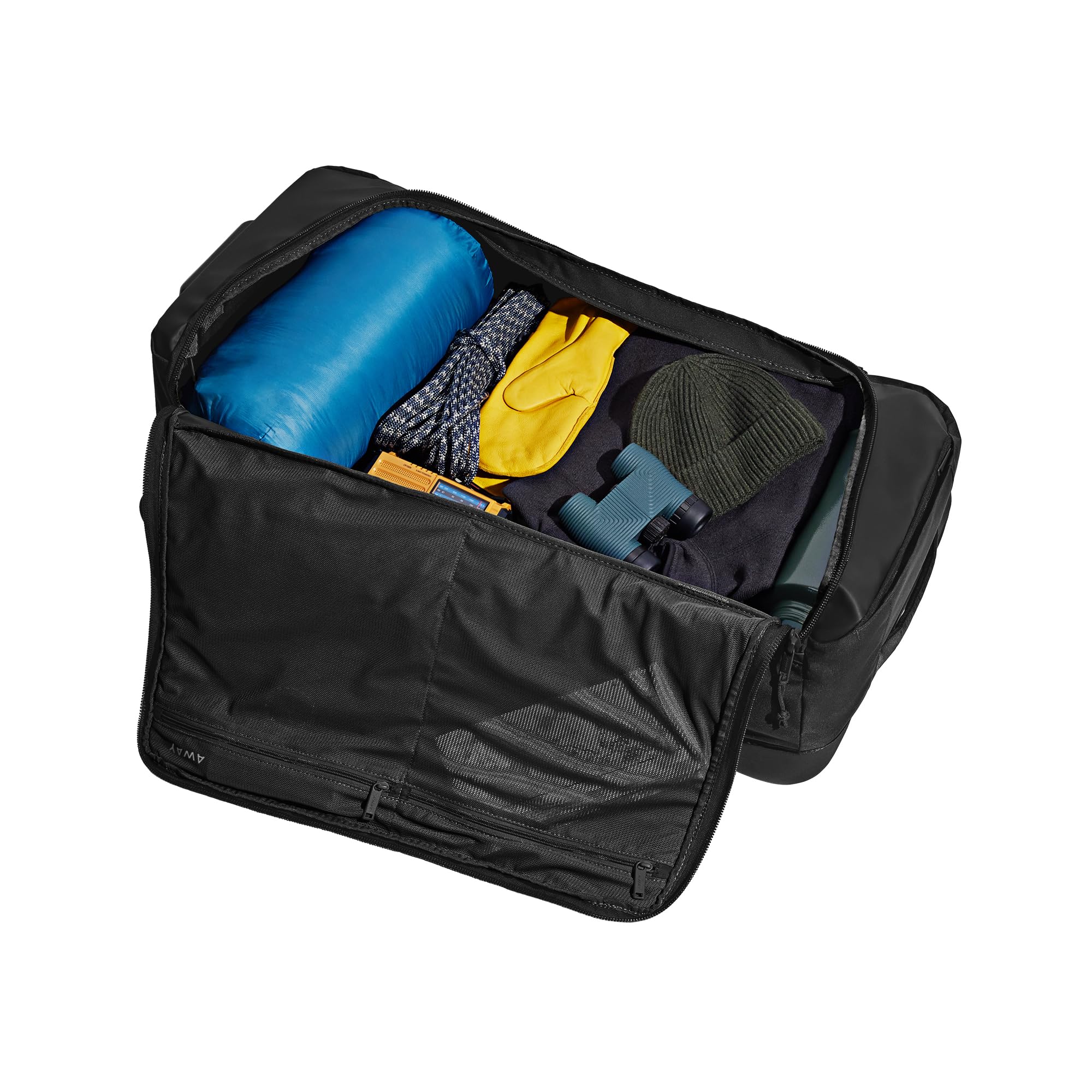 away-active-rolling-duffle-85l-wheeled-travel-duffel-with-adjustable-handle-jet- image 8
