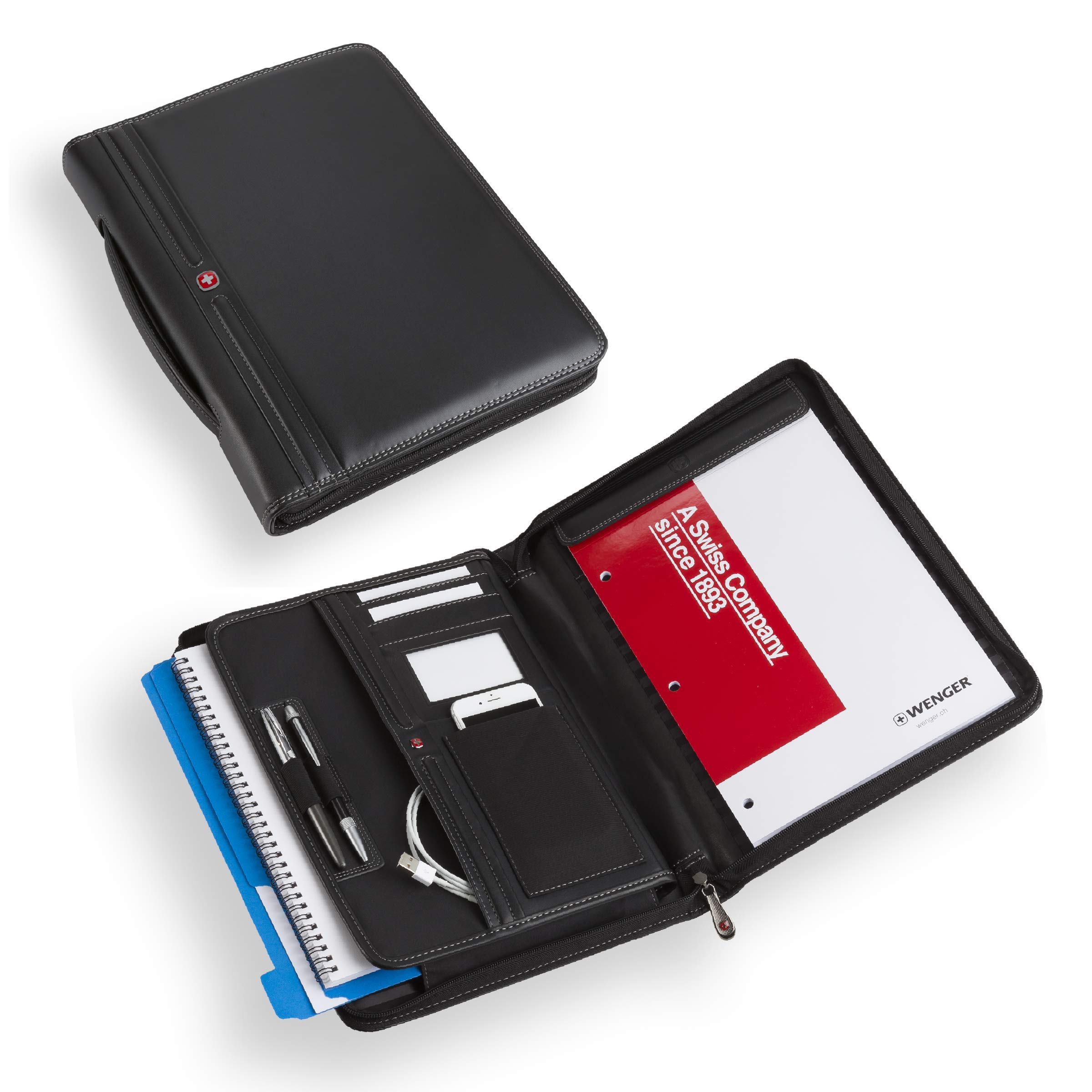 wenger-concept-zippered-padfolio-document-organizer-black-by-swissgear image 5