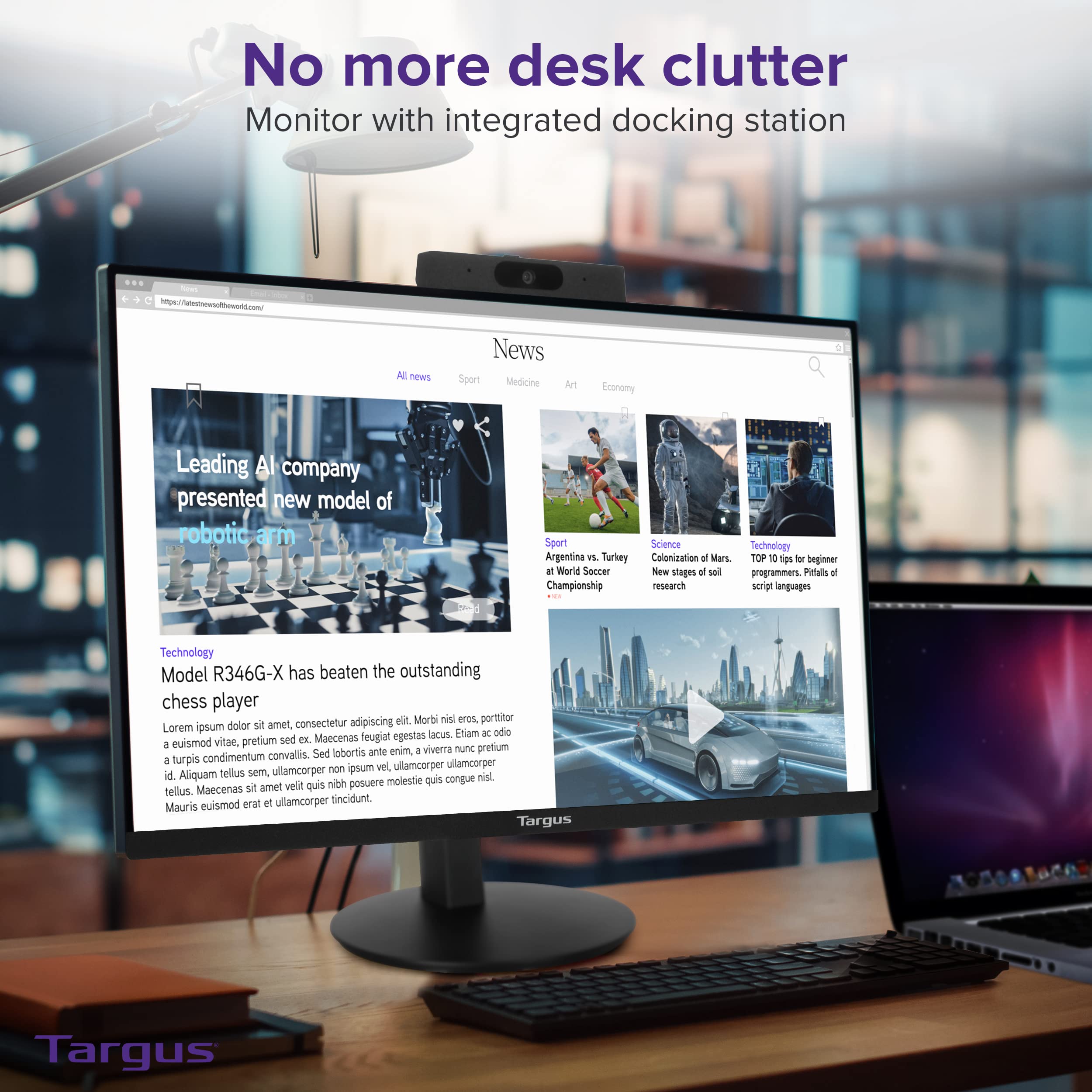 targus-24-inch-usb-c-docking-monitor-with-100w-pd-dm4240pusz-adjustable-height-3 image 2