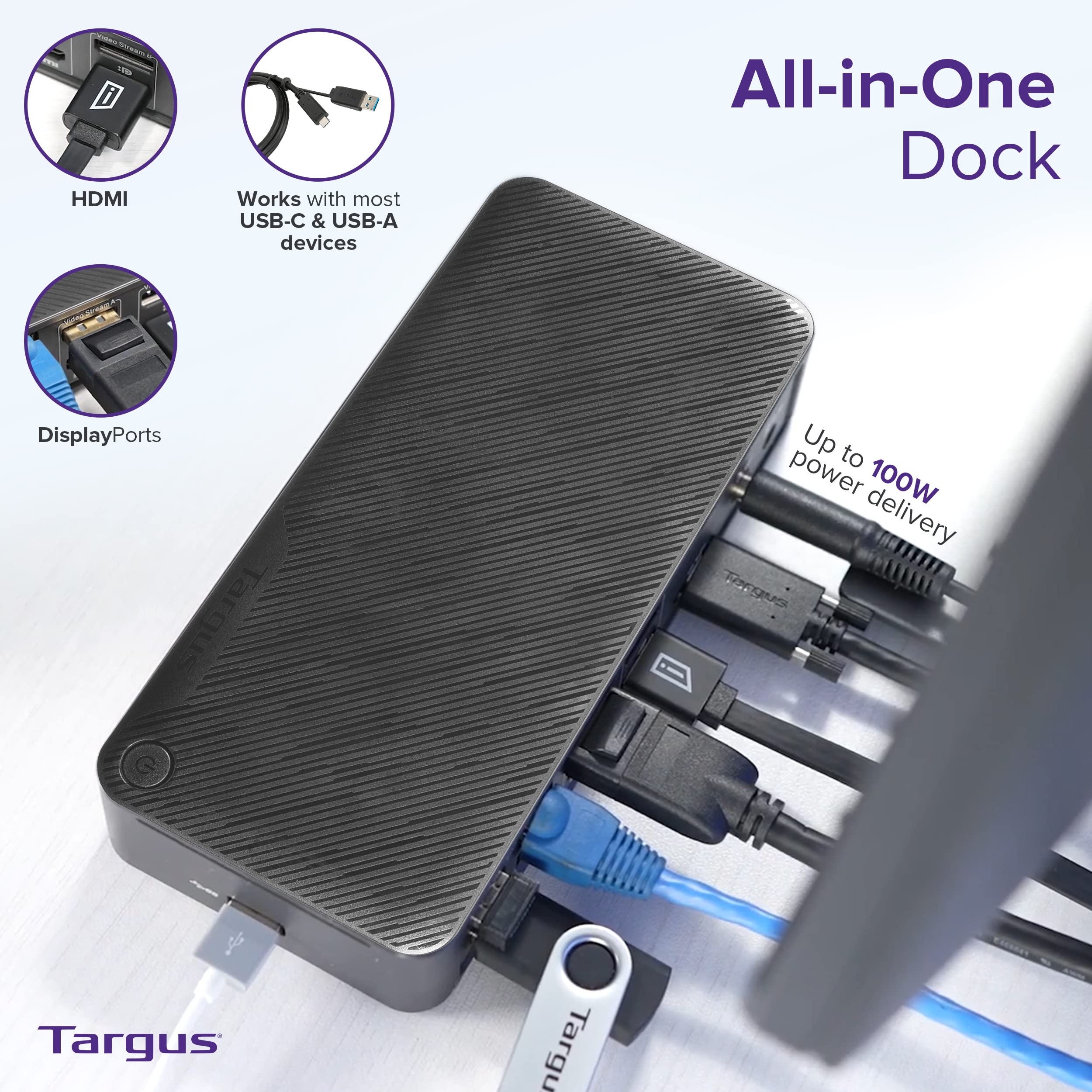 targus-universal-usb-c-dv4k-docking-station-with-100w-power-dock182usz image 3