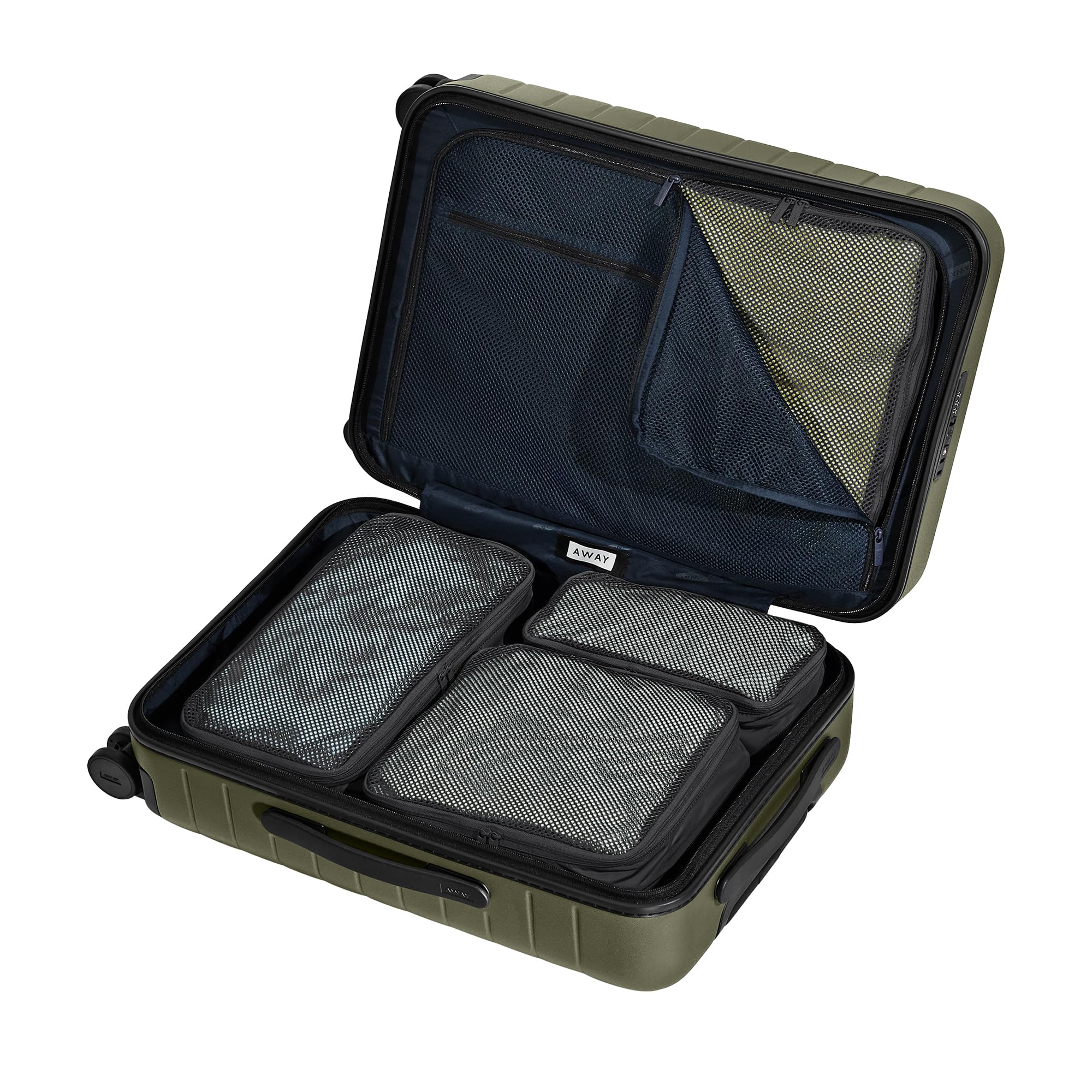 away-insider-packing-cubes-set-of-4-lightweight-travel-organizers-jet-black image 3