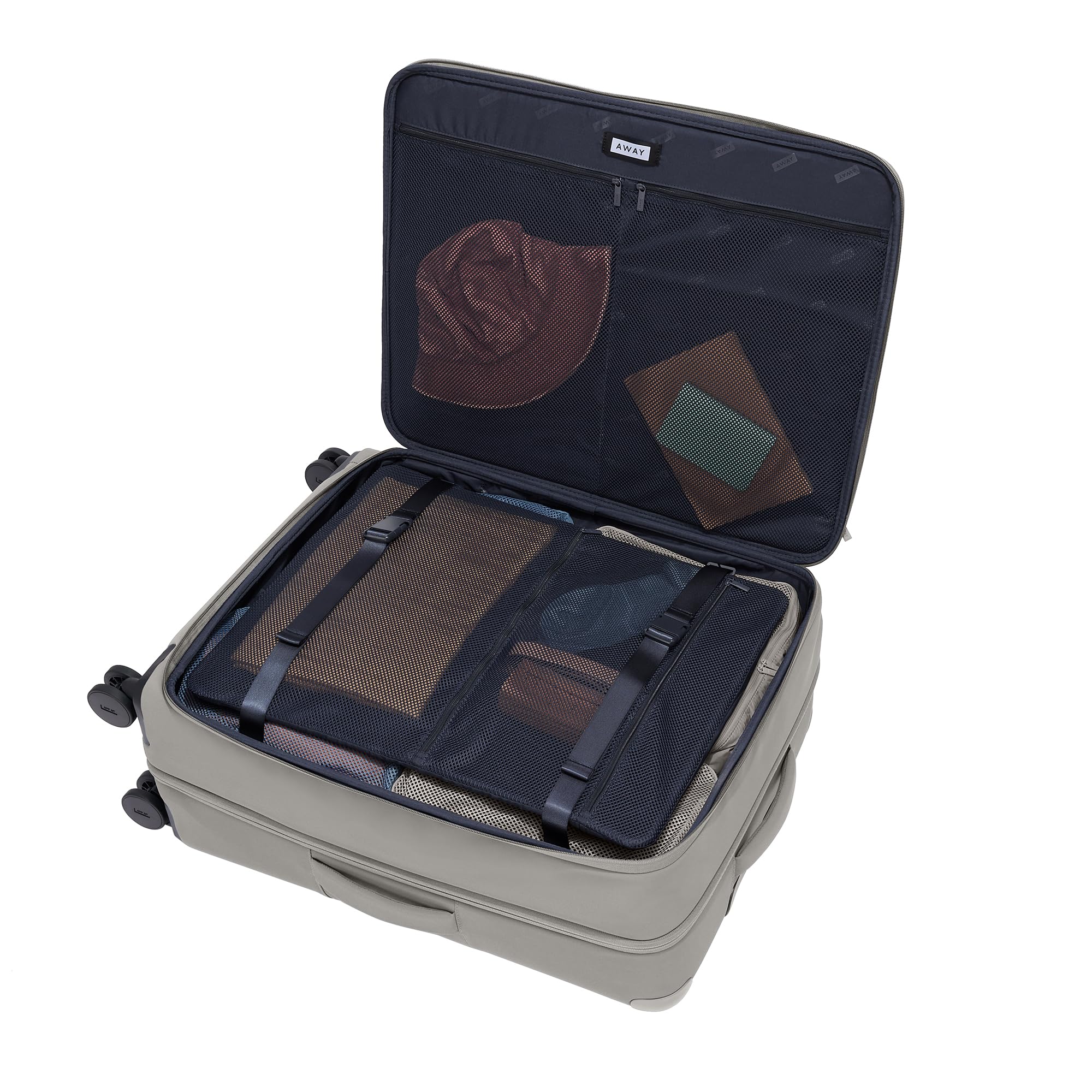 away-softside-large-checked-suitcase-29-expandable-durable-nylon-tsa-lock-cloud- image 6