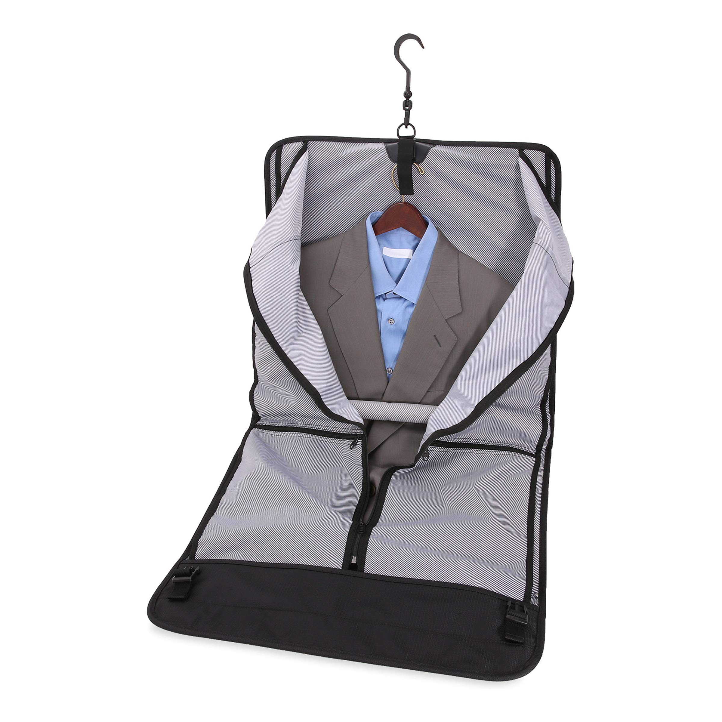 swissgear-full-sized-folding-garment-bag-carry-on-hanging-black image 5