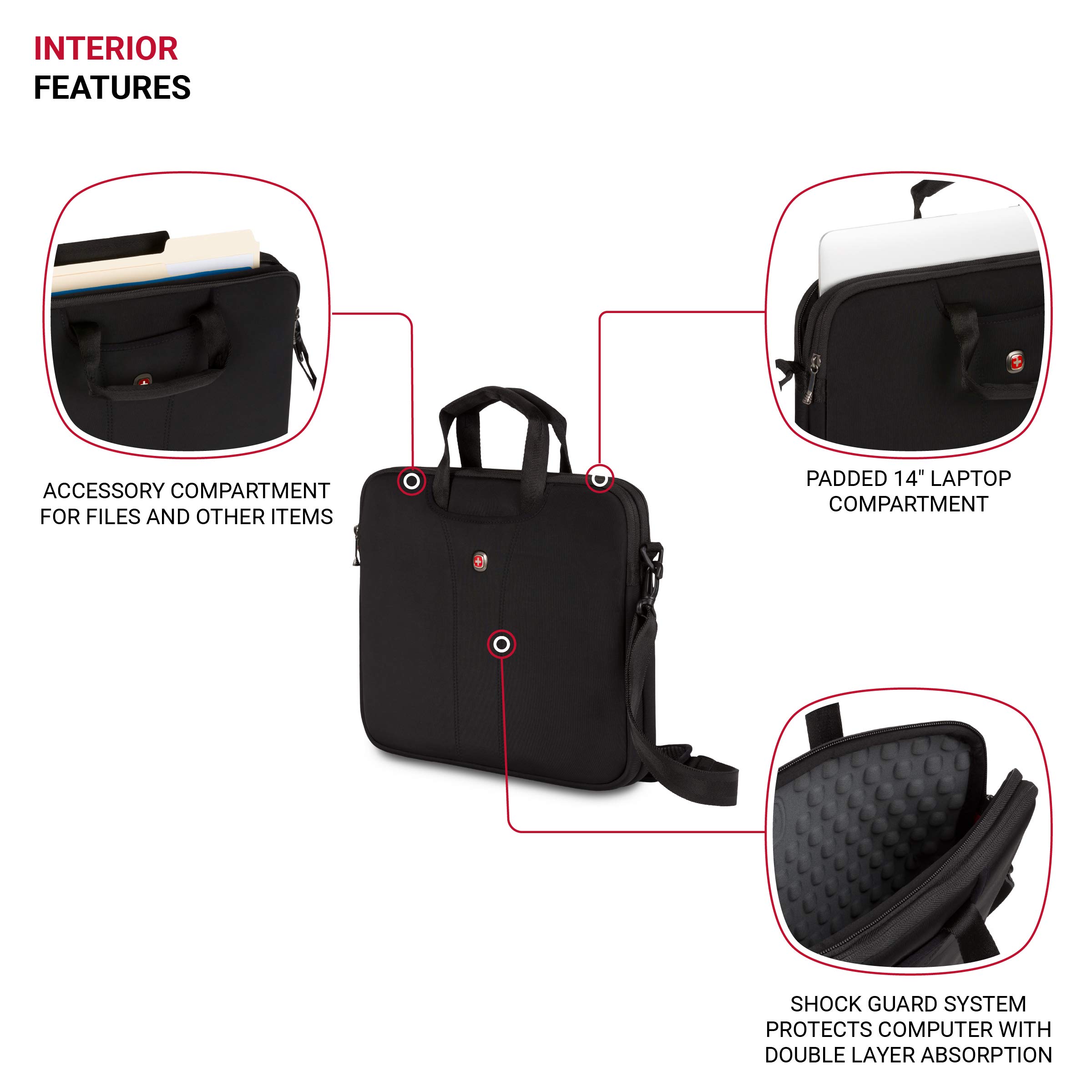 swissgear-wenger-legacy-14-1-inch-ultra-computer-slimcase-black-notebook-sleeve image 3