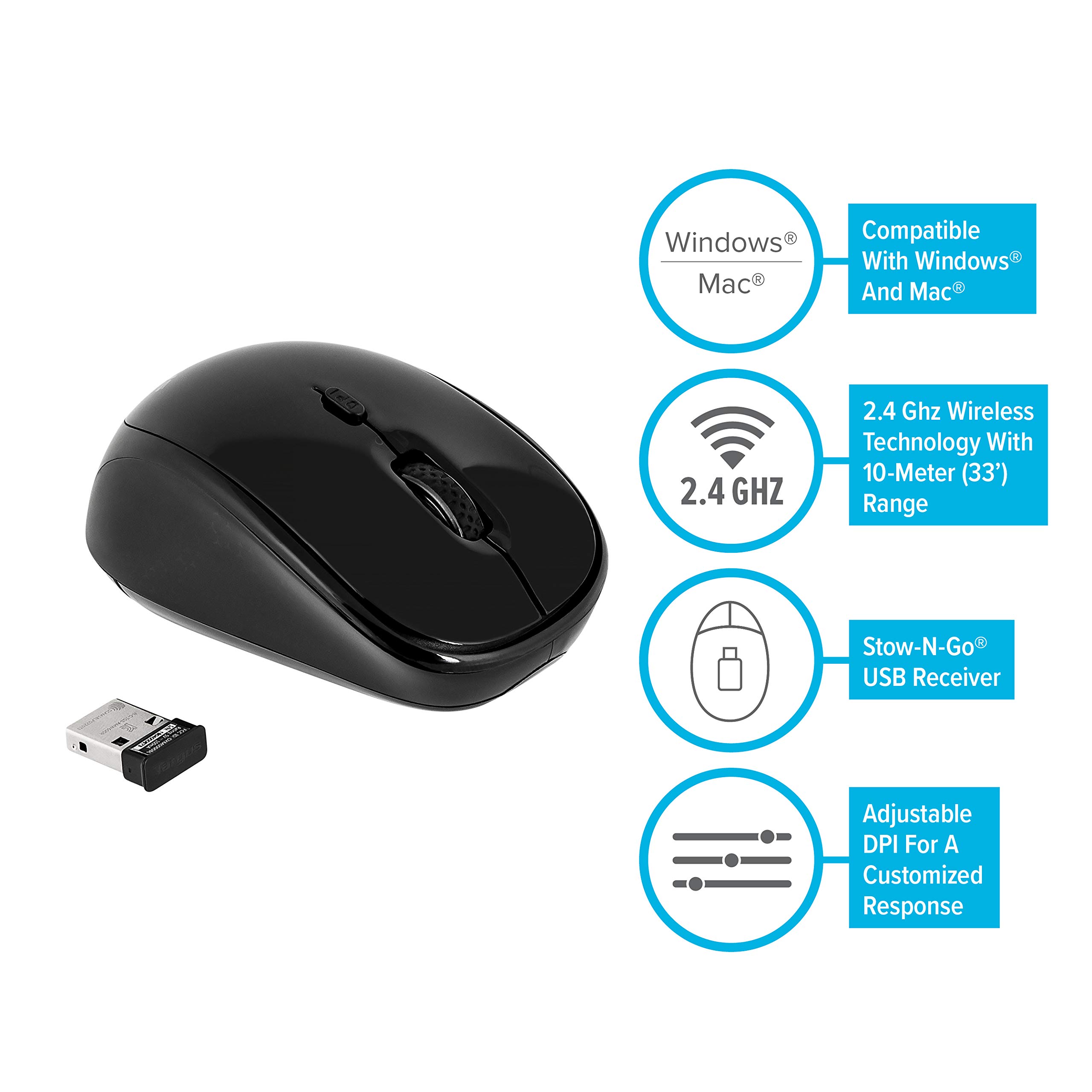 targus-amw50us-wireless-mouse-with-blue-trace-technology-2-4ghz-adjustable-dpi-b image 5