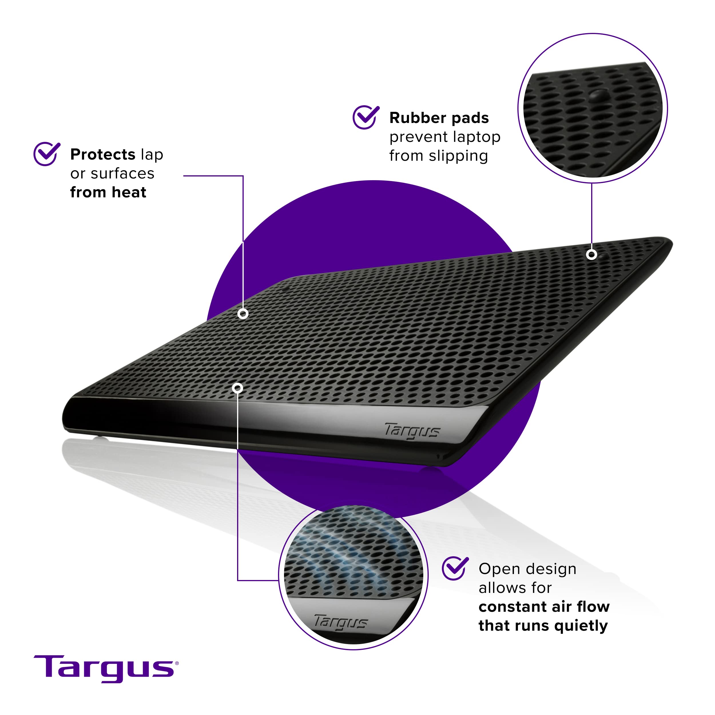 targus-chill-mat-for-up-to-16-inch-laptop-black-pa248u5 image 6