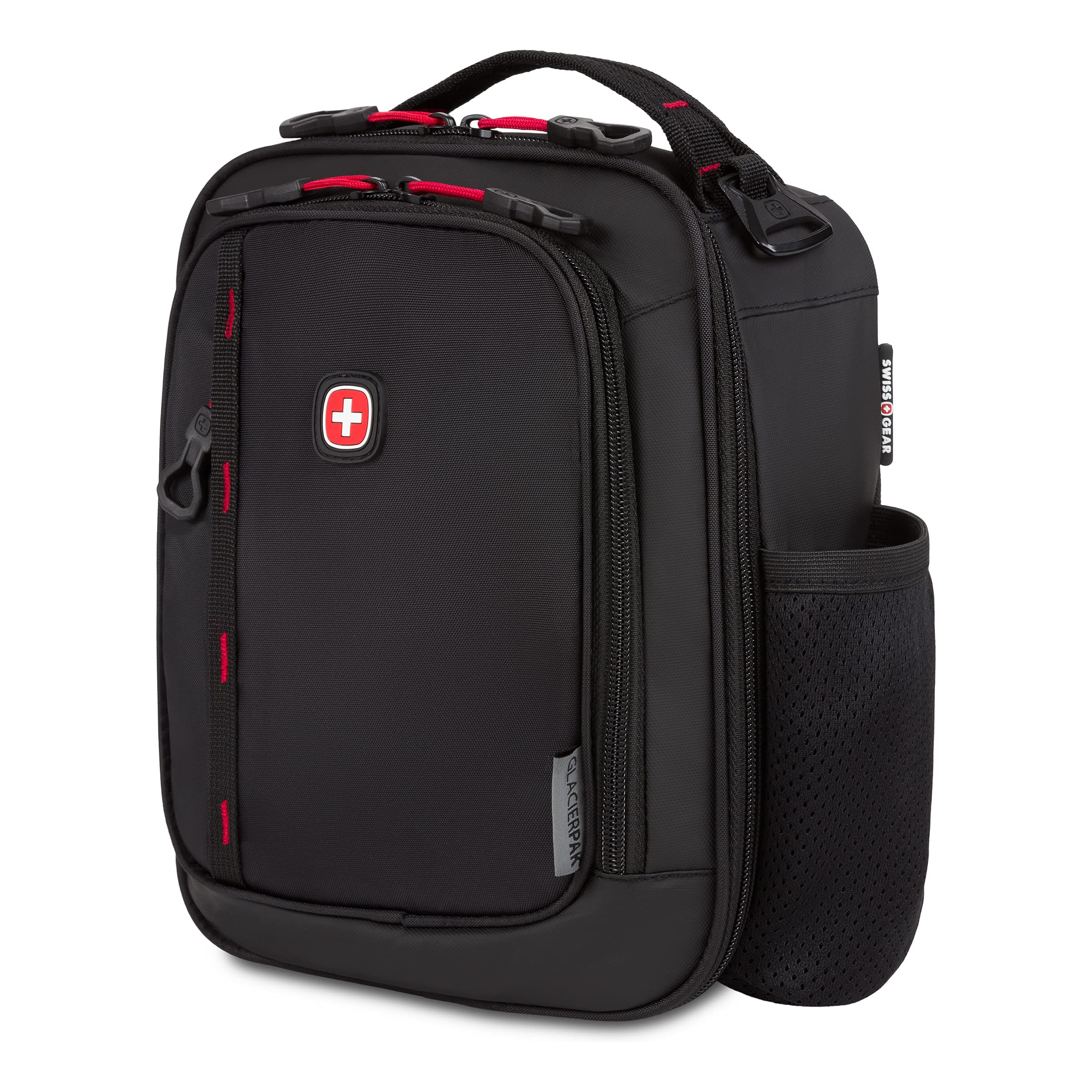 swissgear-3999-insulated-lunch-bag-black-red-durable-and-compact image 1