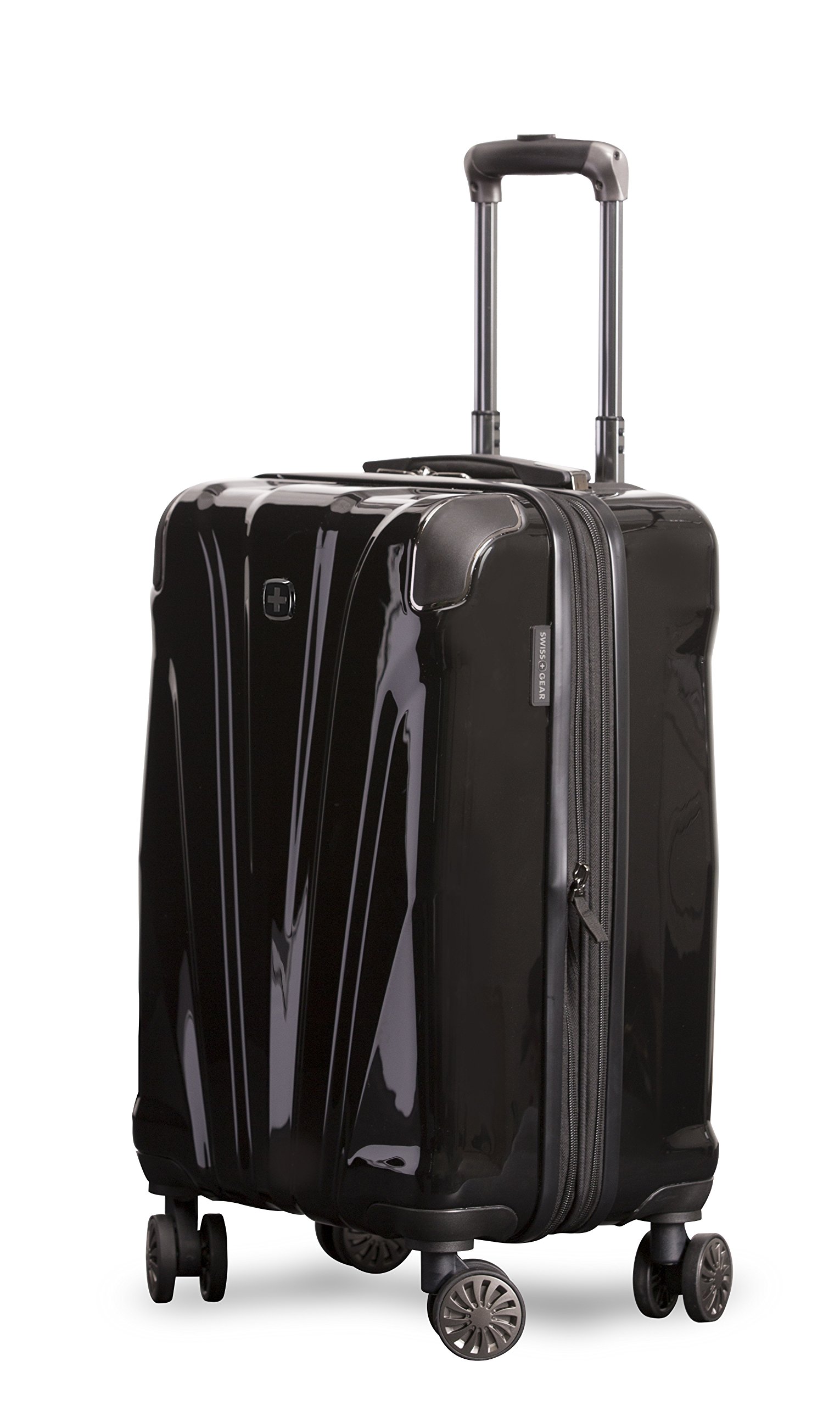 swissgear-7330-cascade-hardside-expandable-luggage-set-2-piece-19-28-black image 2