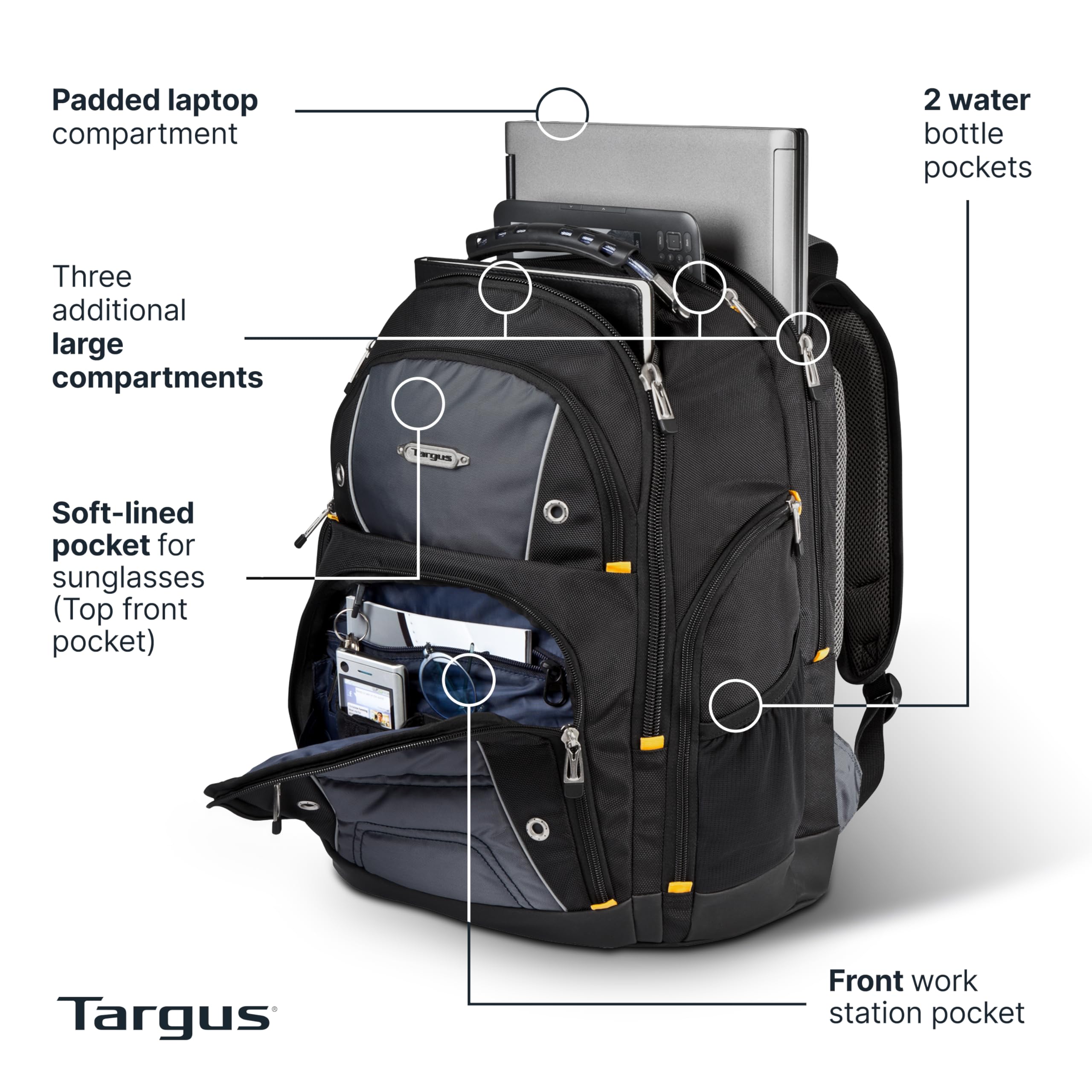 targus-drifter-ii-laptop-backpack-for-business-and-travel-fits-up-to-17-laptops image 2