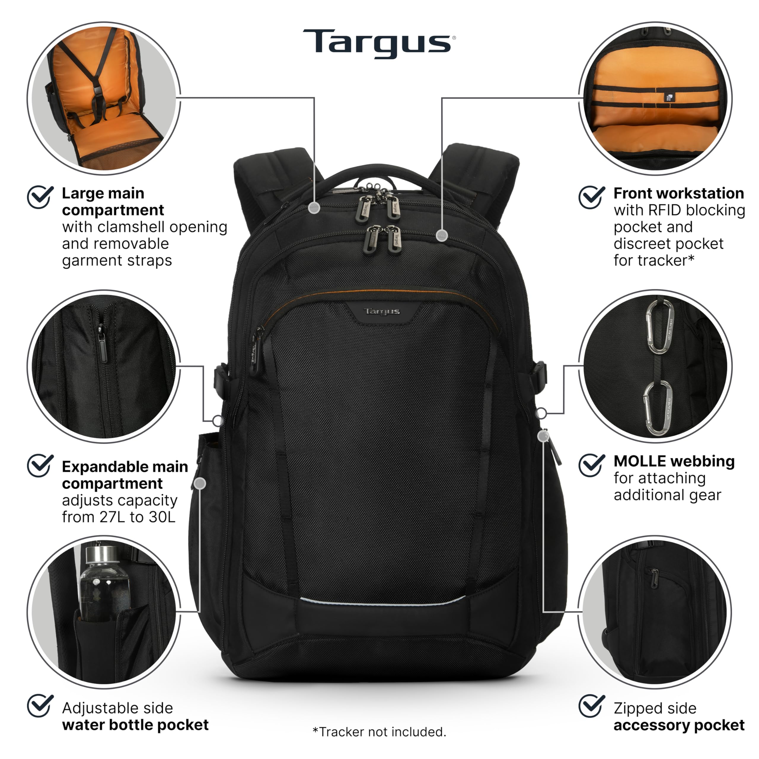 targus-17-voyager-exp-expandable-travel-backpack-with-safeport-protection-and-tr image 2