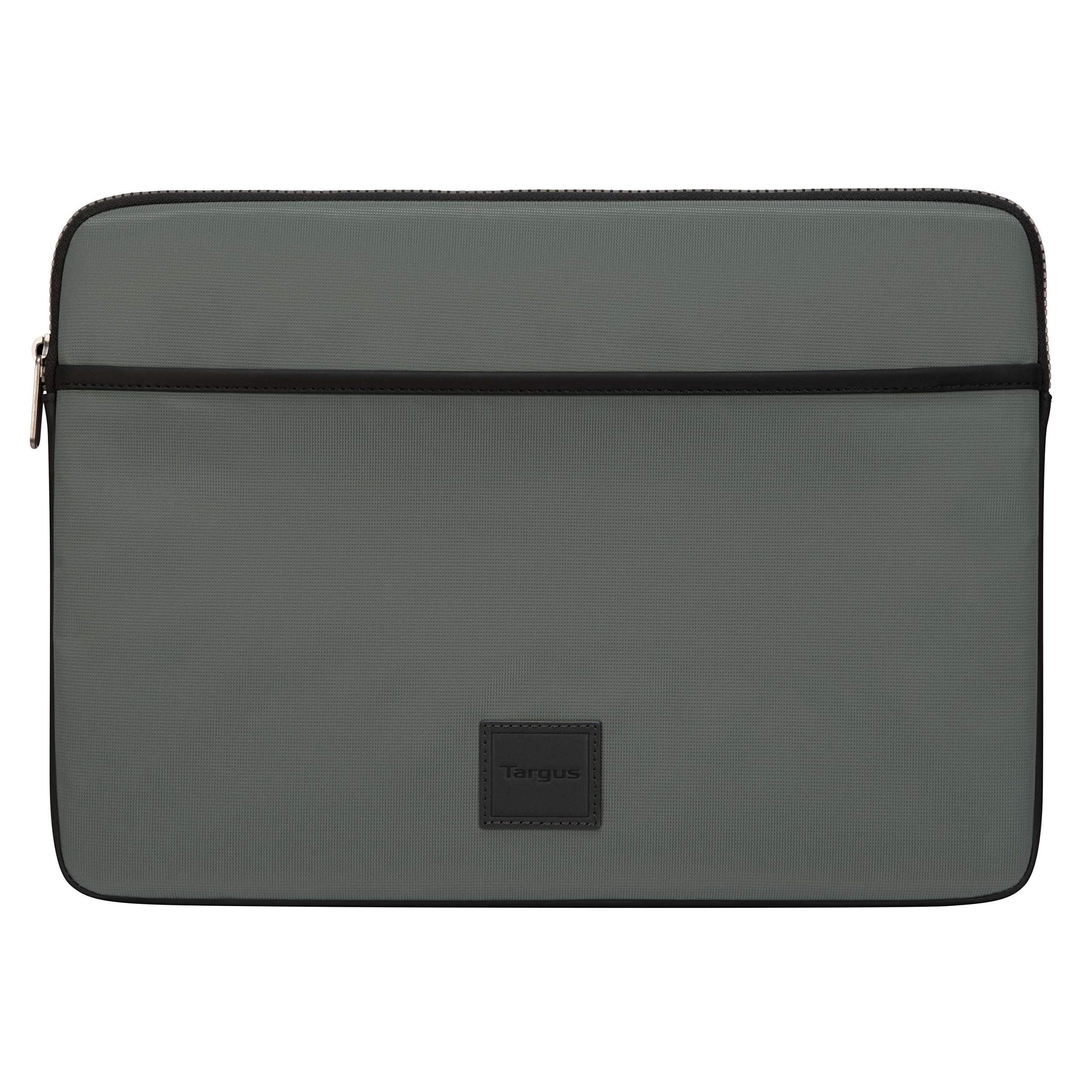 targus-urban-protective-laptop-sleeve-for-13-14-inch-laptops-olive-slim-stylish image 1