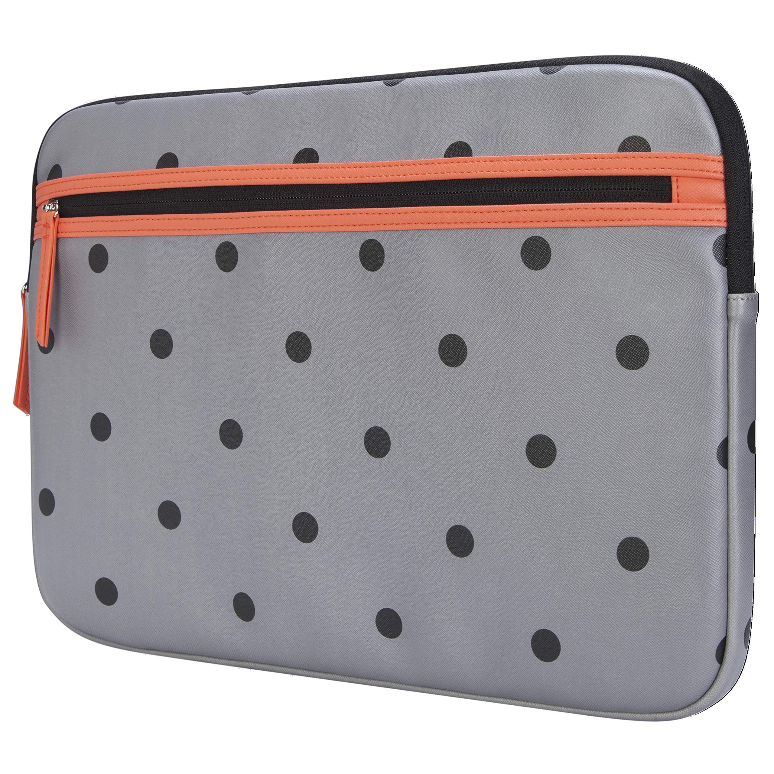 targus-arts-edition-15-6-laptop-sleeve-polka-dot-gray-salmon-tss999gl image 3