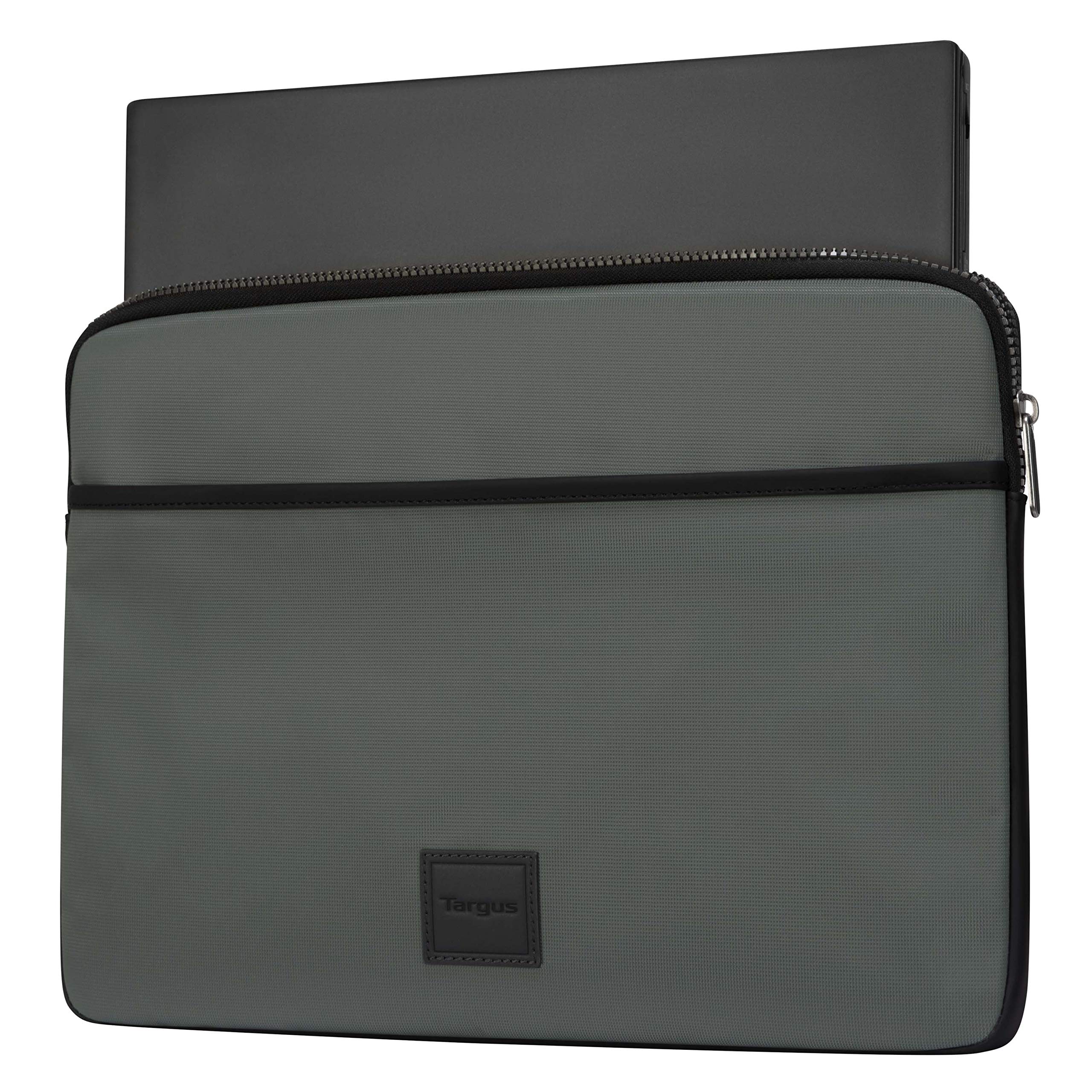 targus-urban-protective-laptop-sleeve-for-13-14-inch-laptops-olive-slim-stylish image 5