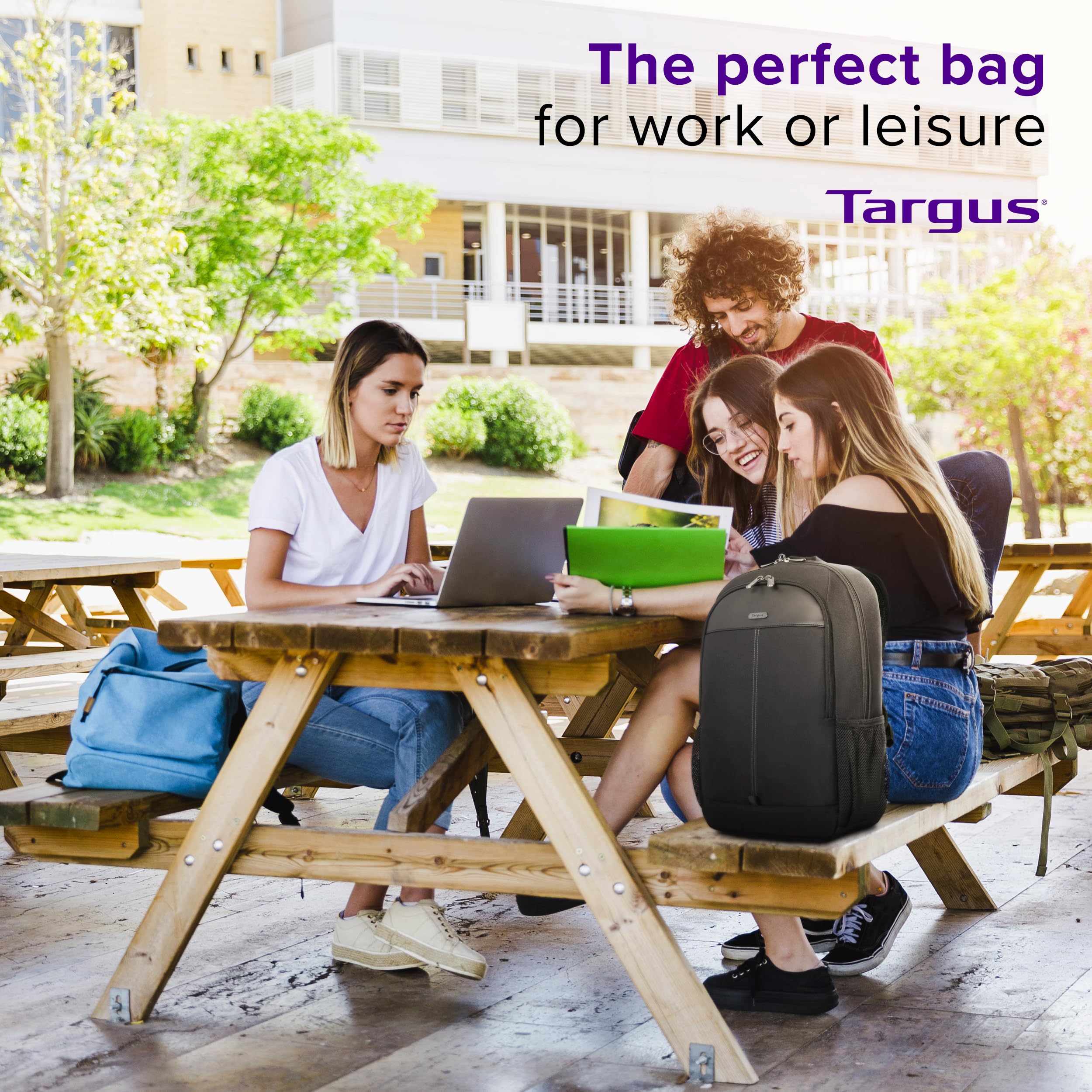 targus-15-16-inch-classic-laptop-backpack-tbb943gl-padded-19l-travel-backpack-fo image 6
