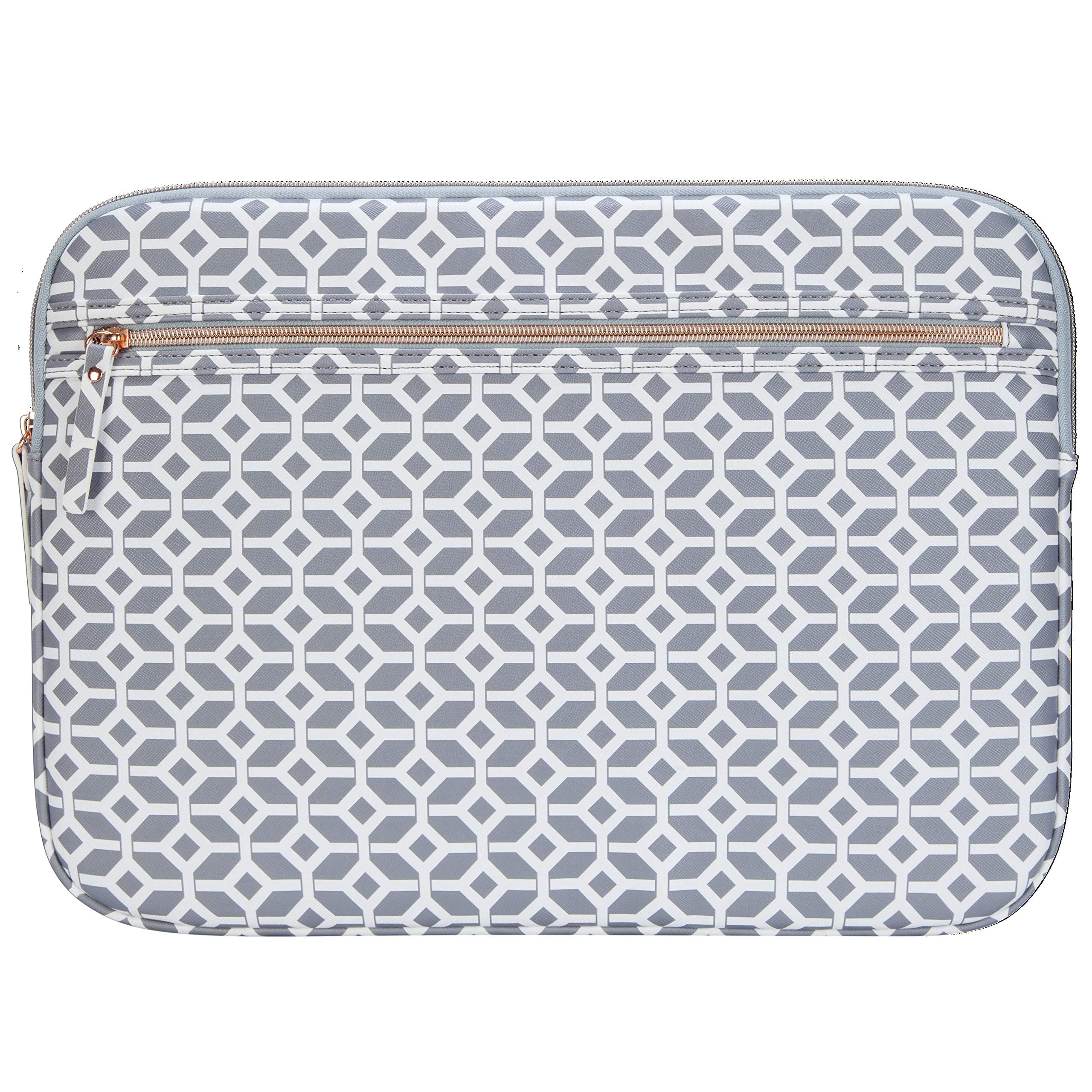 targus-arts-edition-15-6-laptop-sleeve-polka-dot-gray-salmon-tss999gl image 6