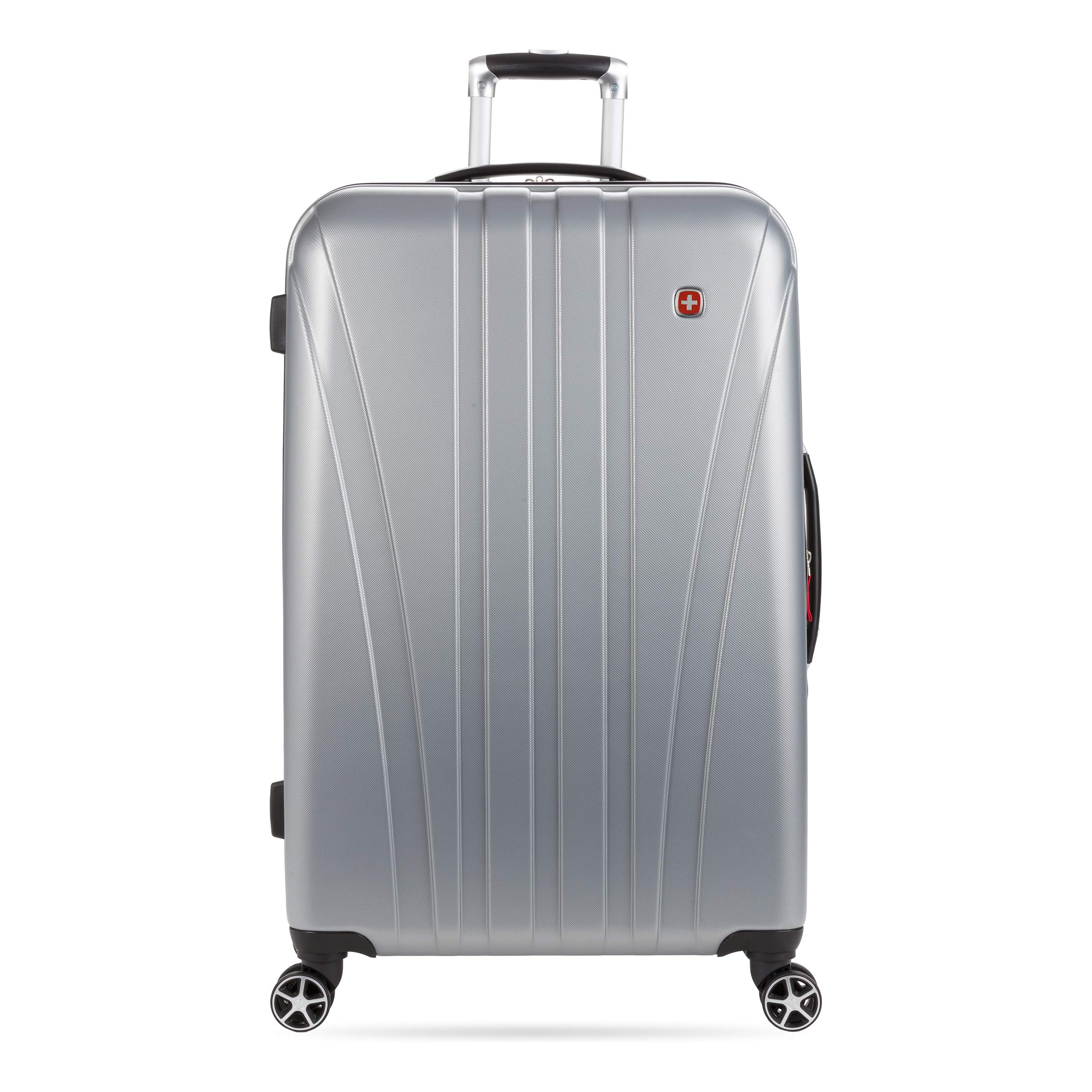 swissgear-7585-hardside-expandable-luggage-with-spinner-wheels-silver-checked-la image 7