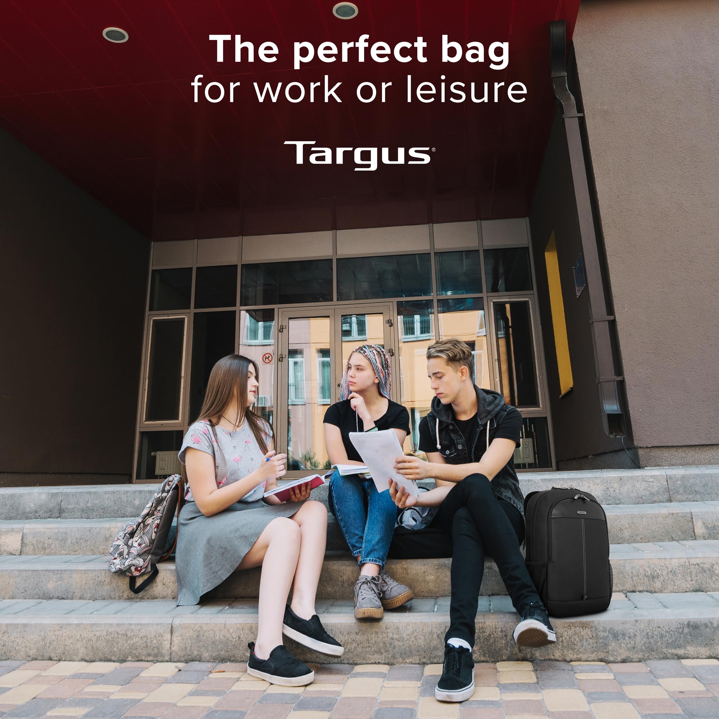 targus-15-16-inch-classic-laptop-backpack-tbb943gl-padded-19l-travel-backpack-fo image 7